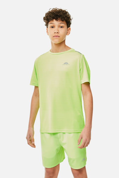 Boys Cloud Tee - Neon Lime