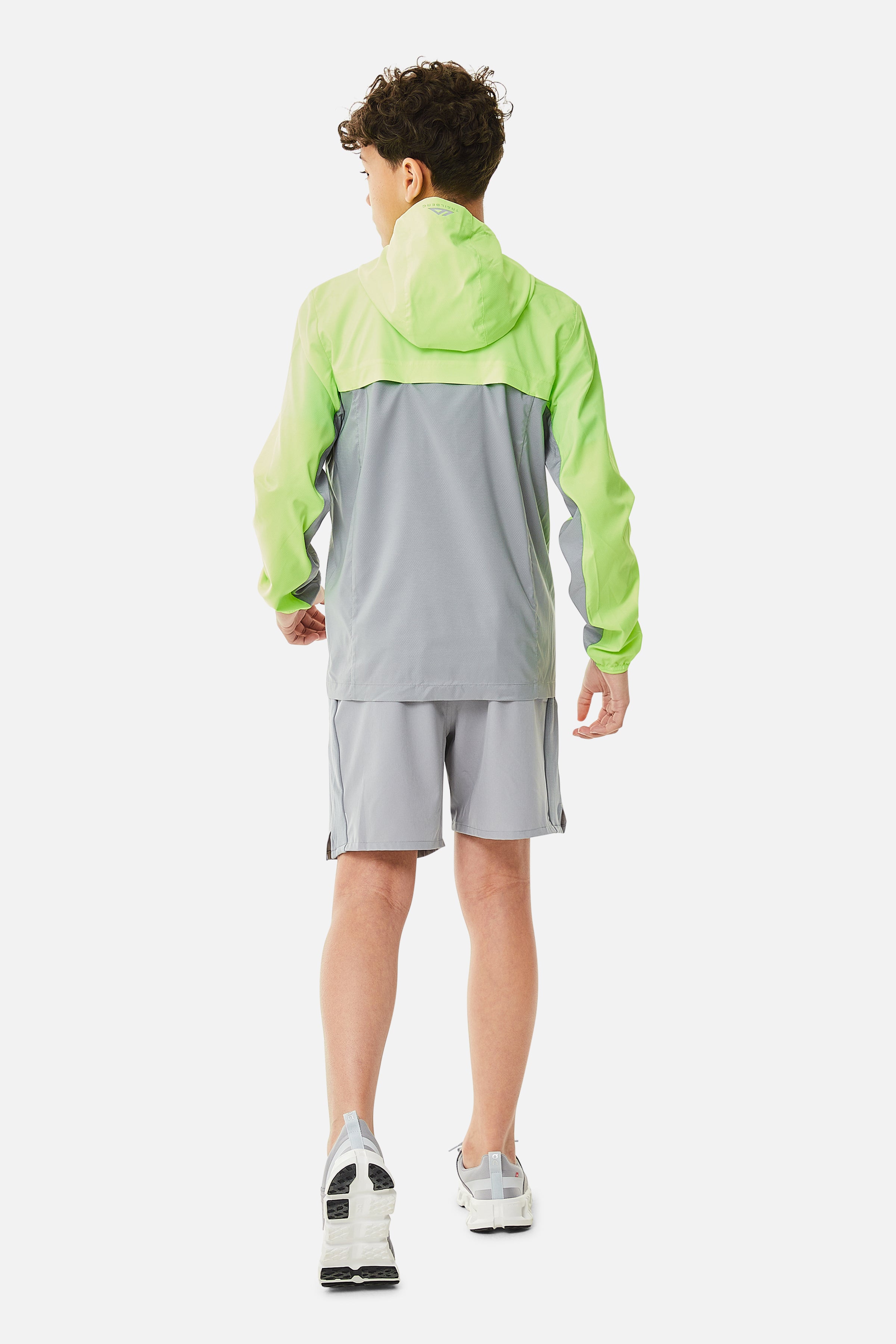 Boys Mentum Essentials Windset - Neon Lime/Moon Grey