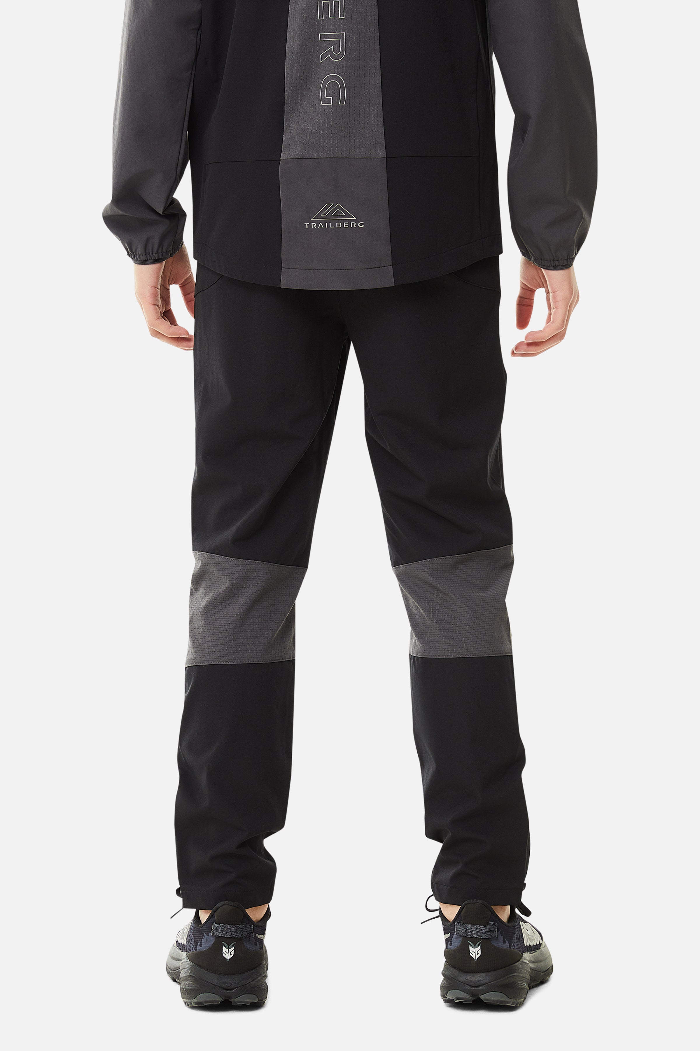 Boys Rapid Keyline Tracksuit - Black/Volcano Grey
