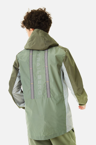 Boys Triathlon 2.0 Windbreaker - Pine Dust/Frosted Leaf