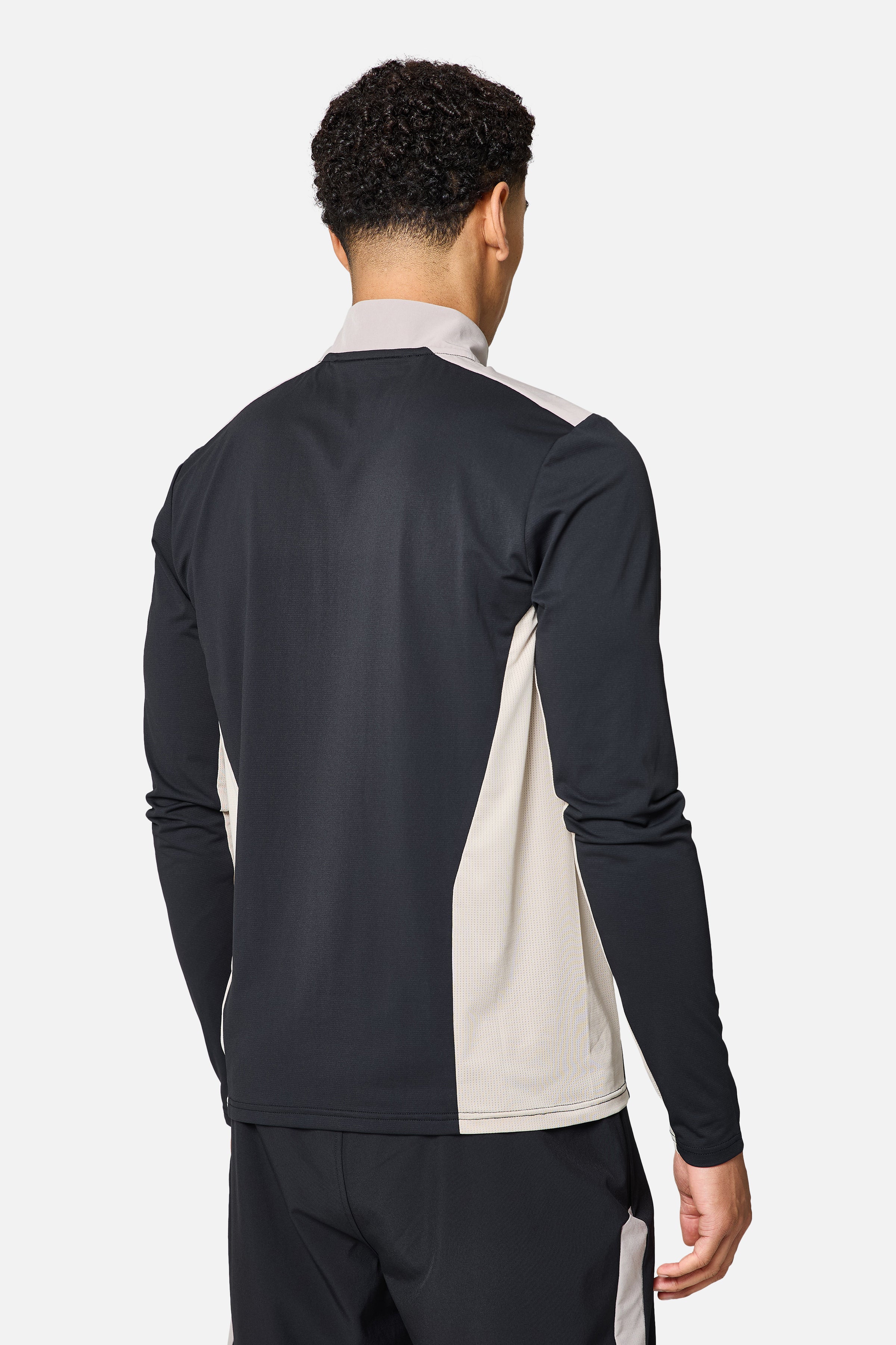 AW25 Triathlon 1/4 Zip - Black/Pale Taupe/Fossil Brown