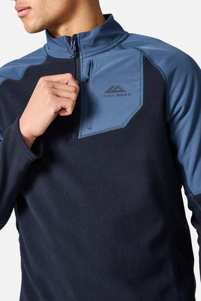 Sierra 1/4 Zip - Deep Ocean/Aqua Eclipse