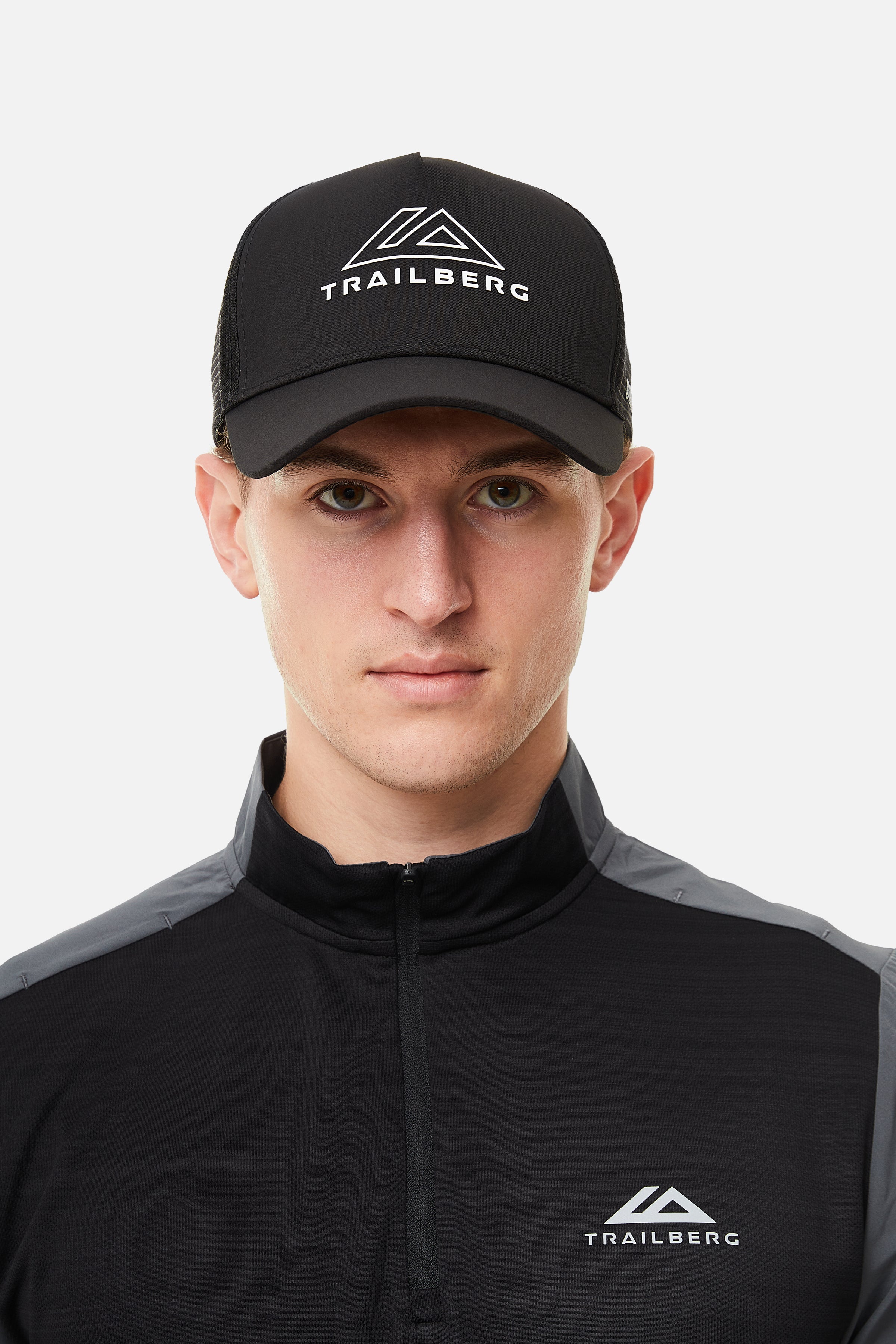 Ridge Trucker Cap - Black/White