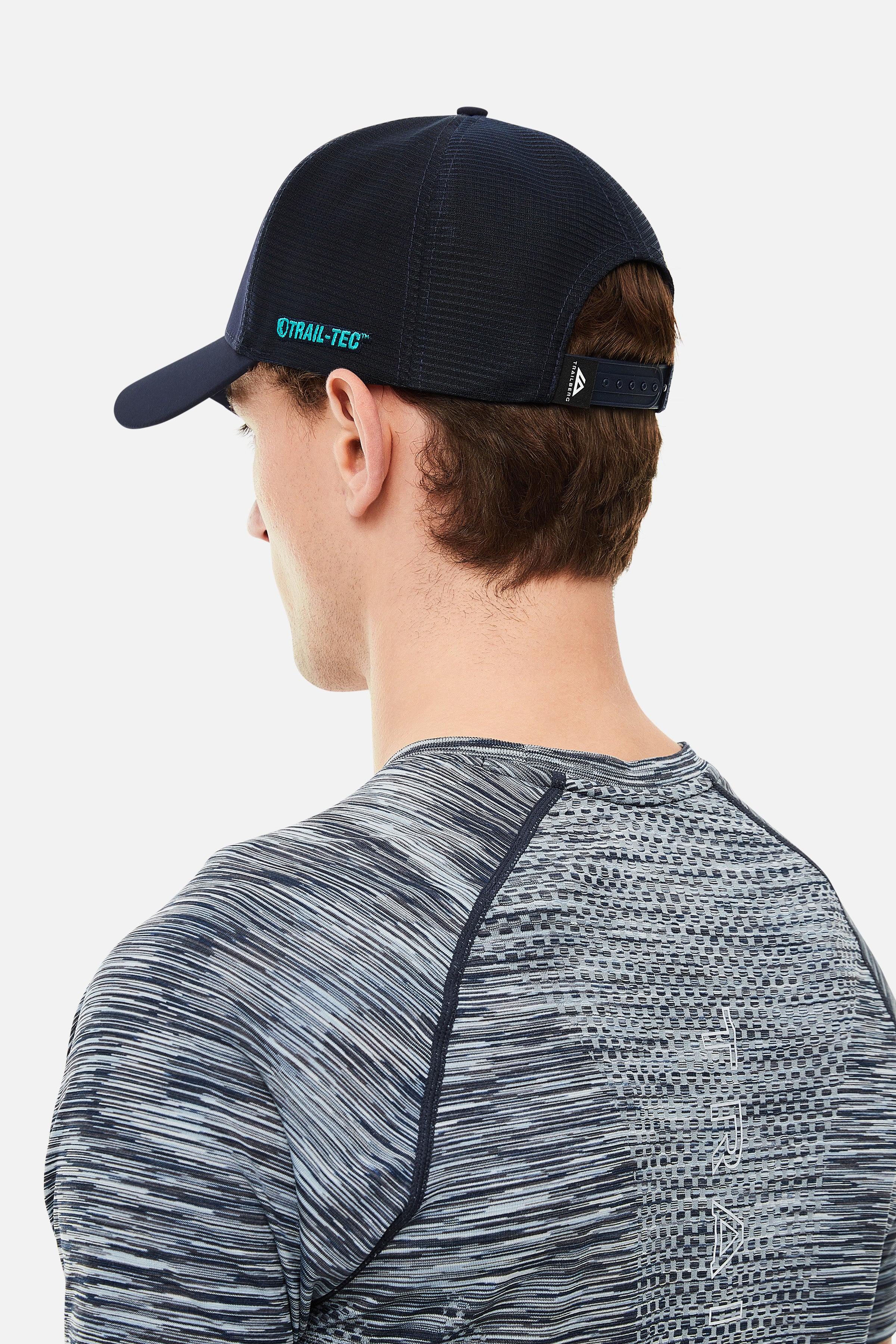 Ridge Trucker Cap - Navy/Tropical Depths