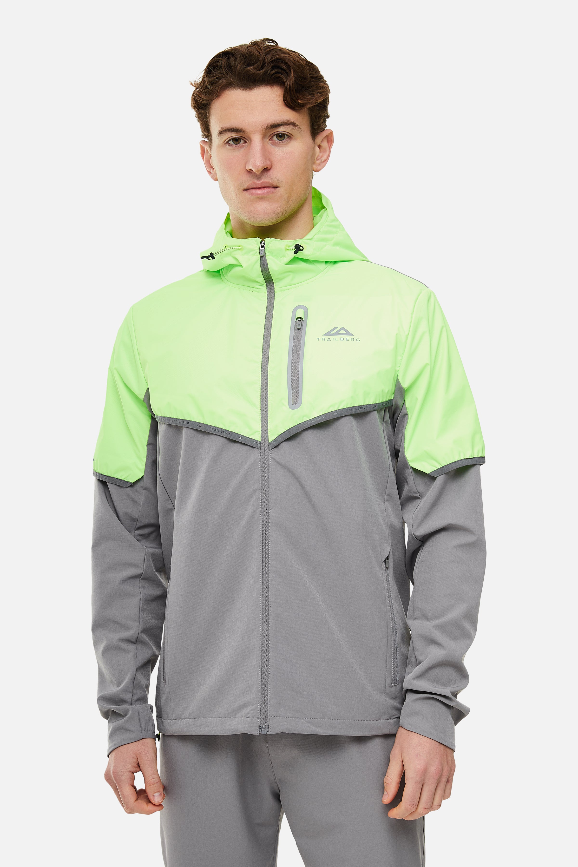 Vertigo 3.0 Tracksuit - Owl Grey/Neon Lime