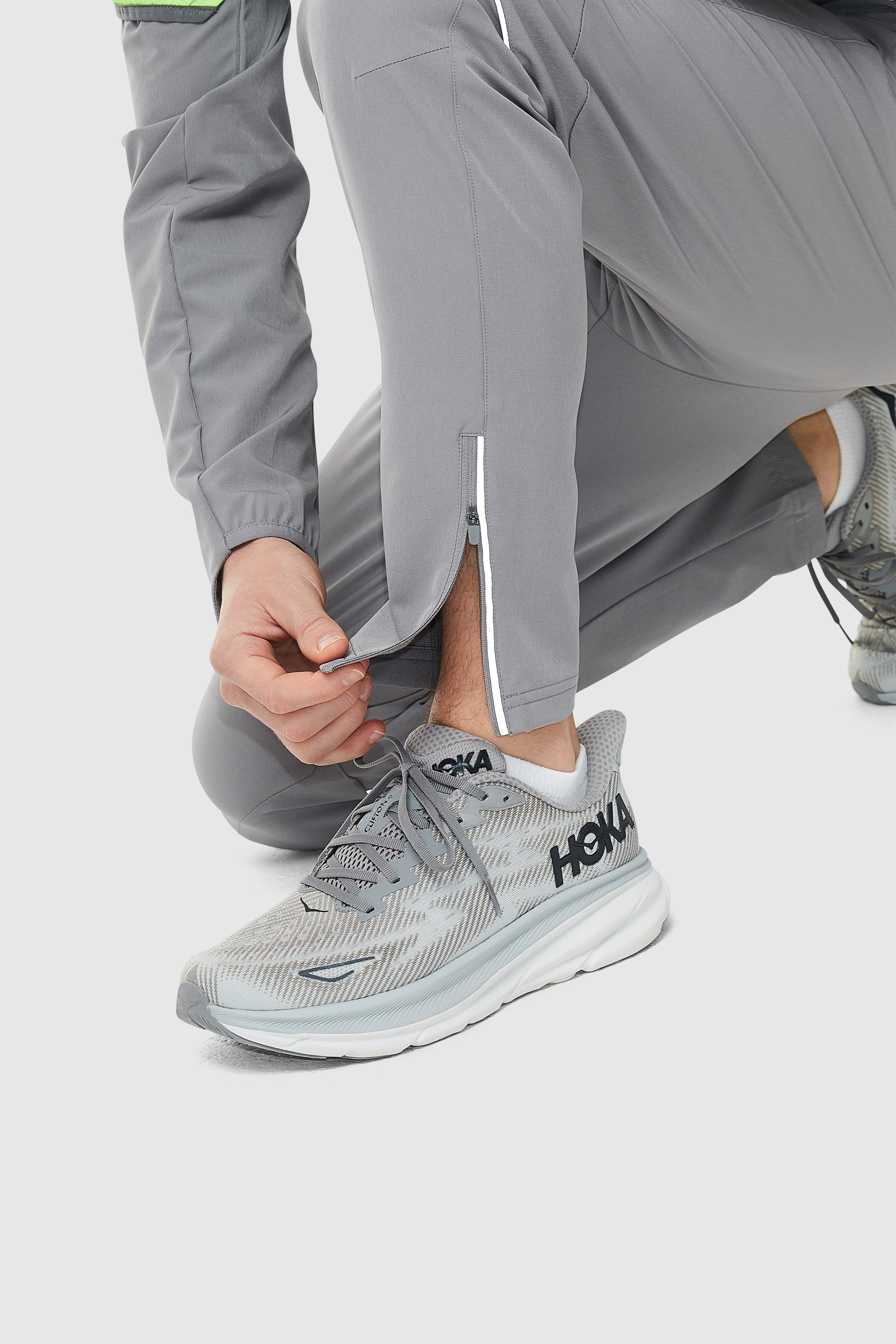 Vertigo 3.0 Tracksuit - Owl Grey/Neon Lime