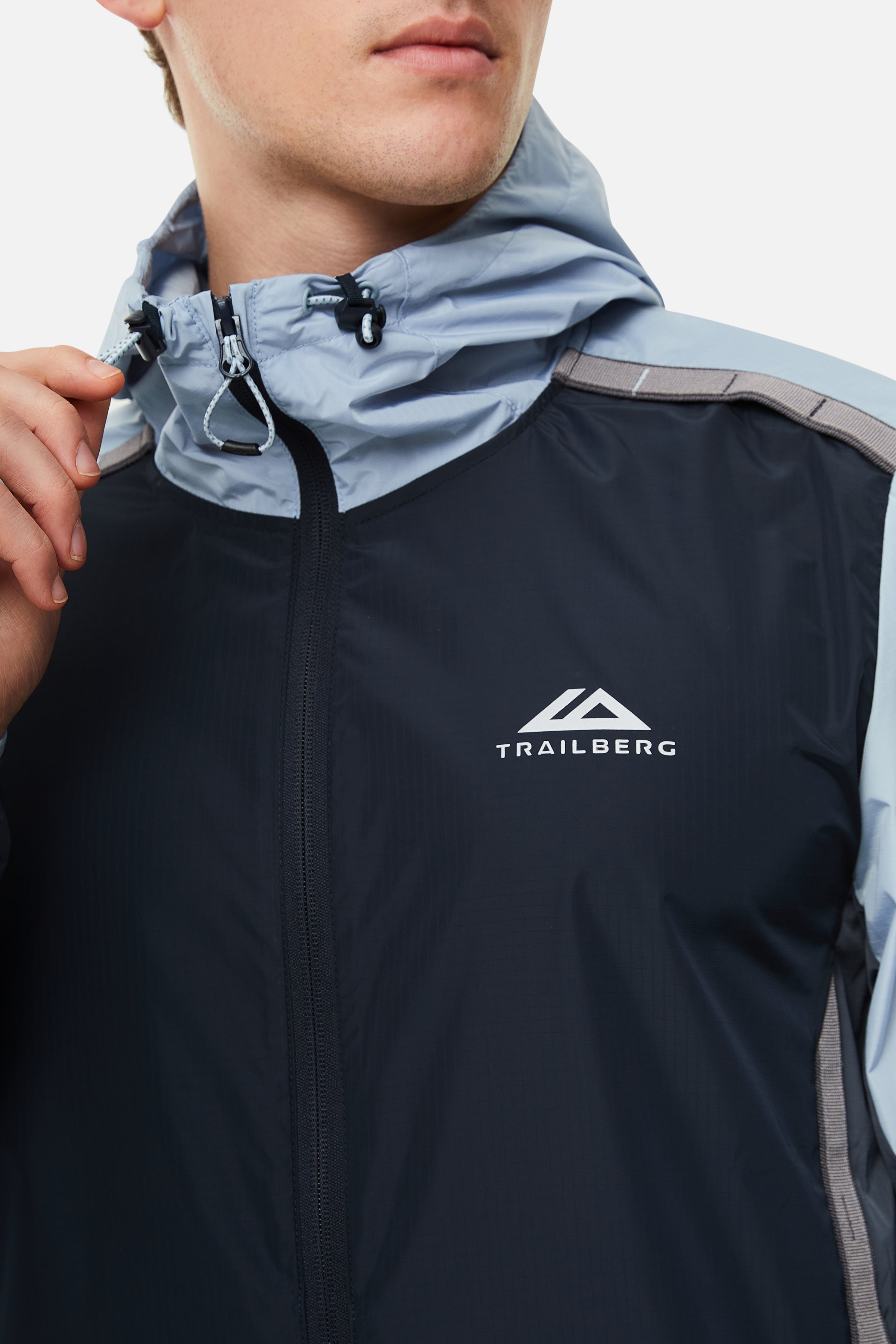 SS25 Triathlon Tracksuit - Navy/Grey/Blue