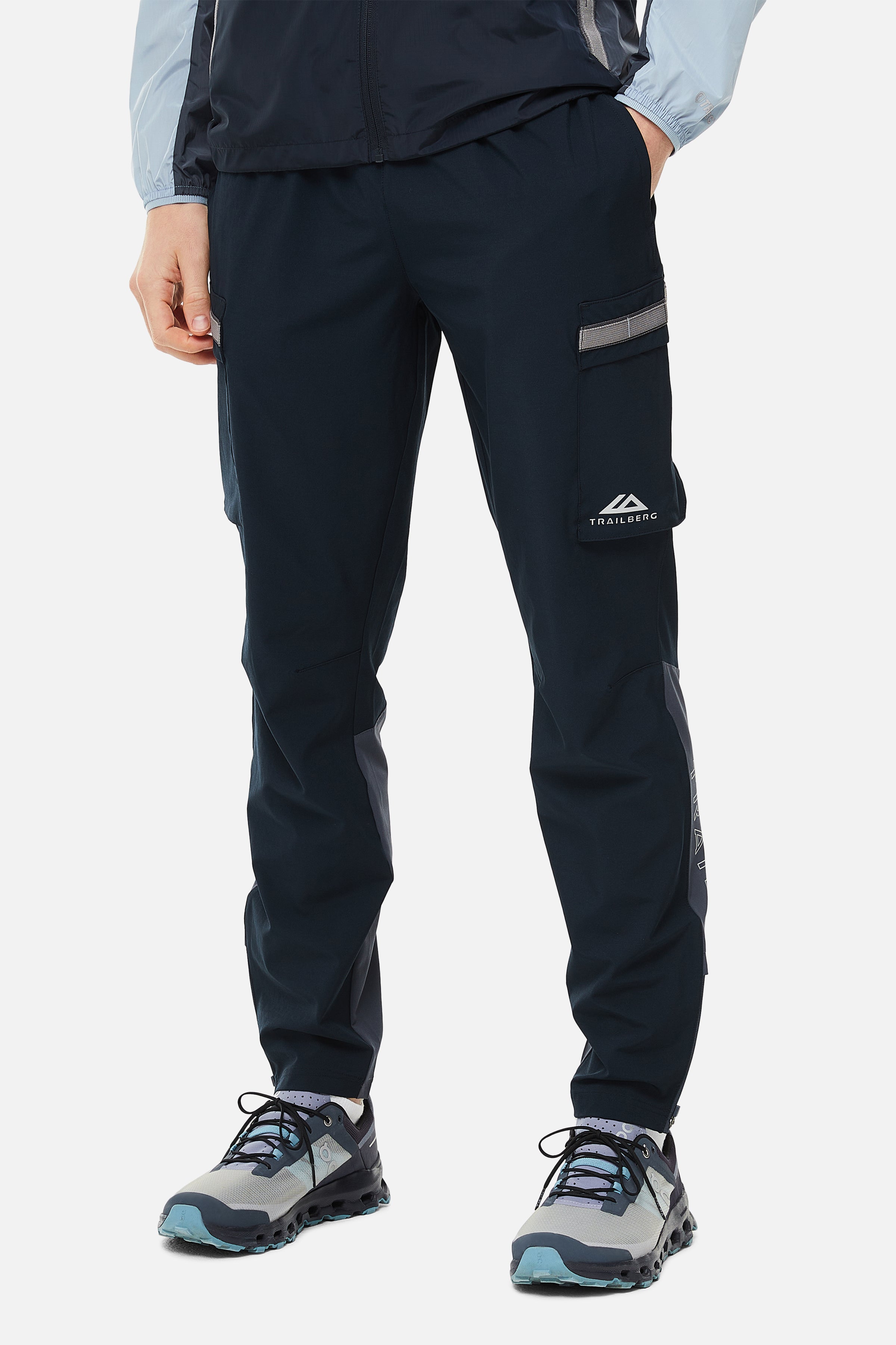 SS25 Triathlon Tracksuit - Navy/Grey/Blue