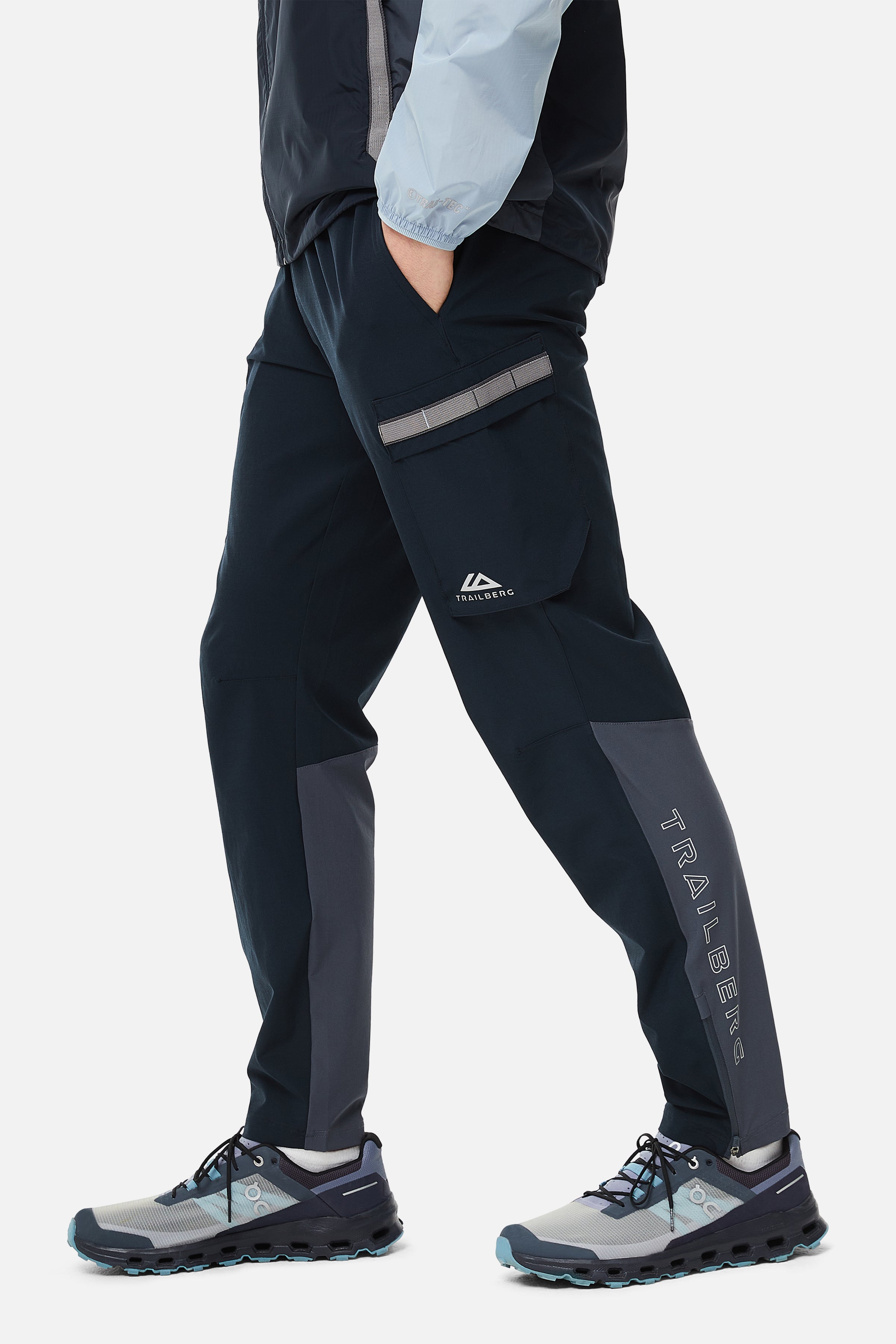 SS25 Triathlon Tracksuit - Navy/Grey/Blue