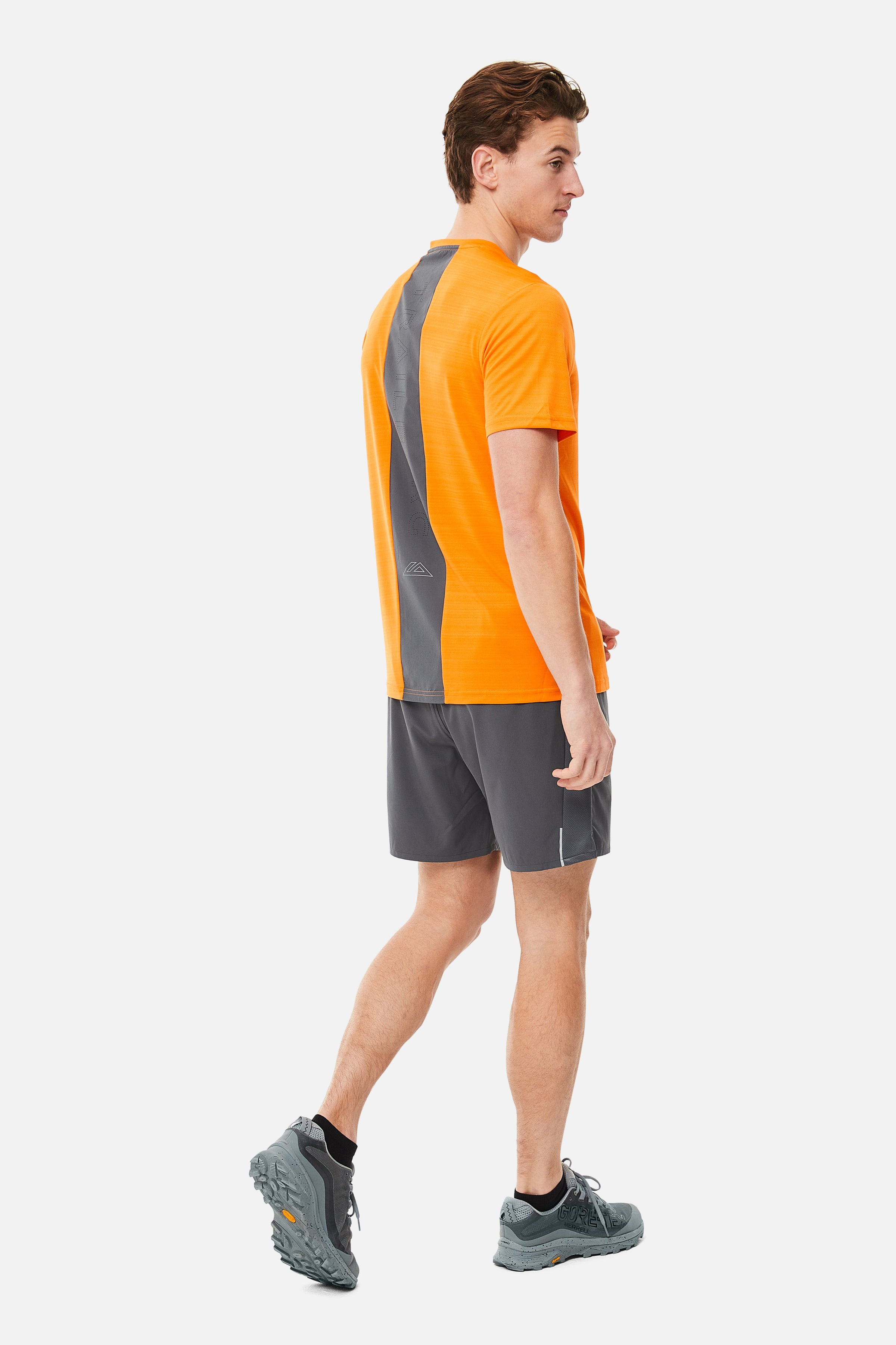 Cloud SS25  Tee - Orange Burst/Iron Grey