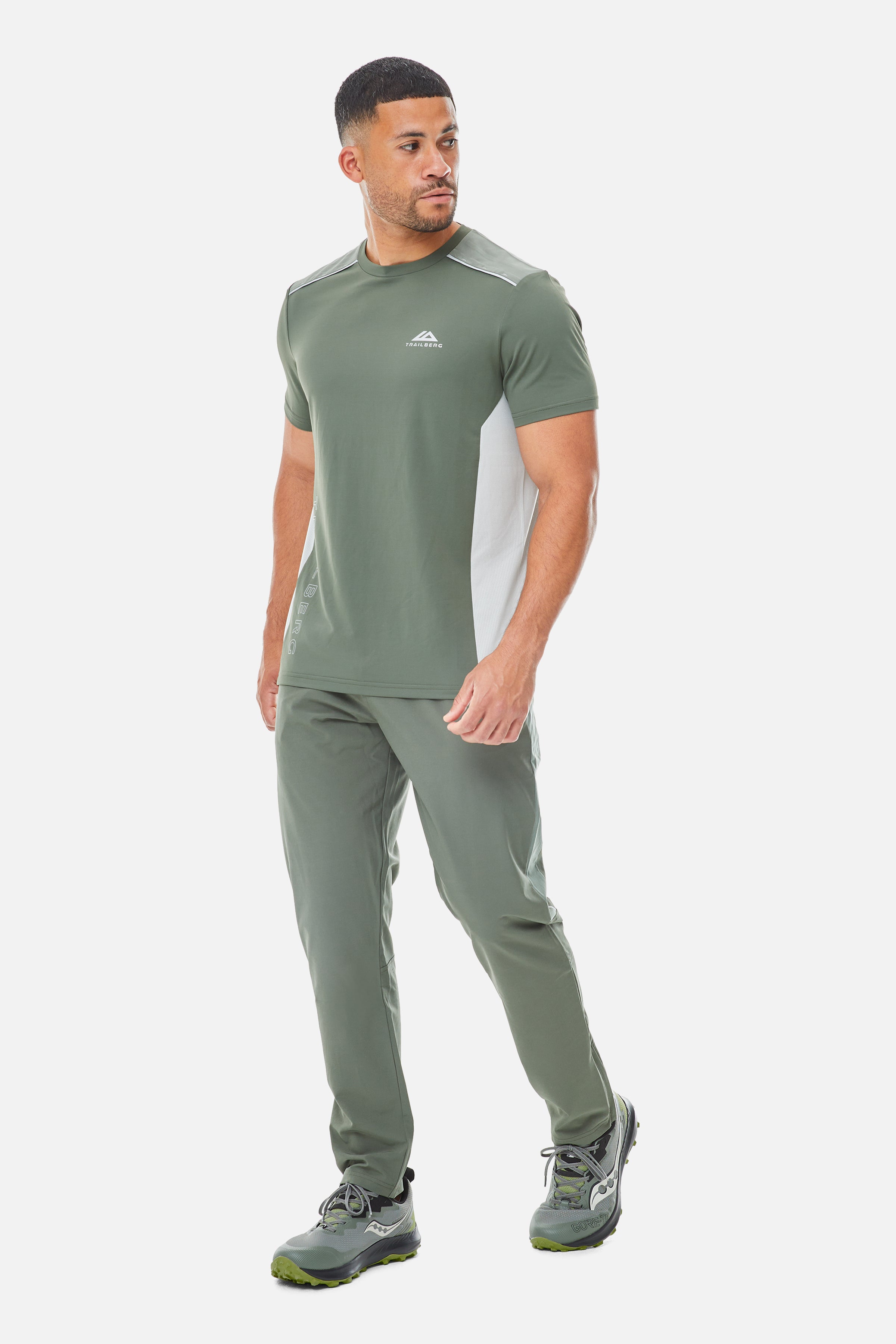 AW25 Triathlon Tee - Dark Fern/Pine Dust/Frosted Leaf