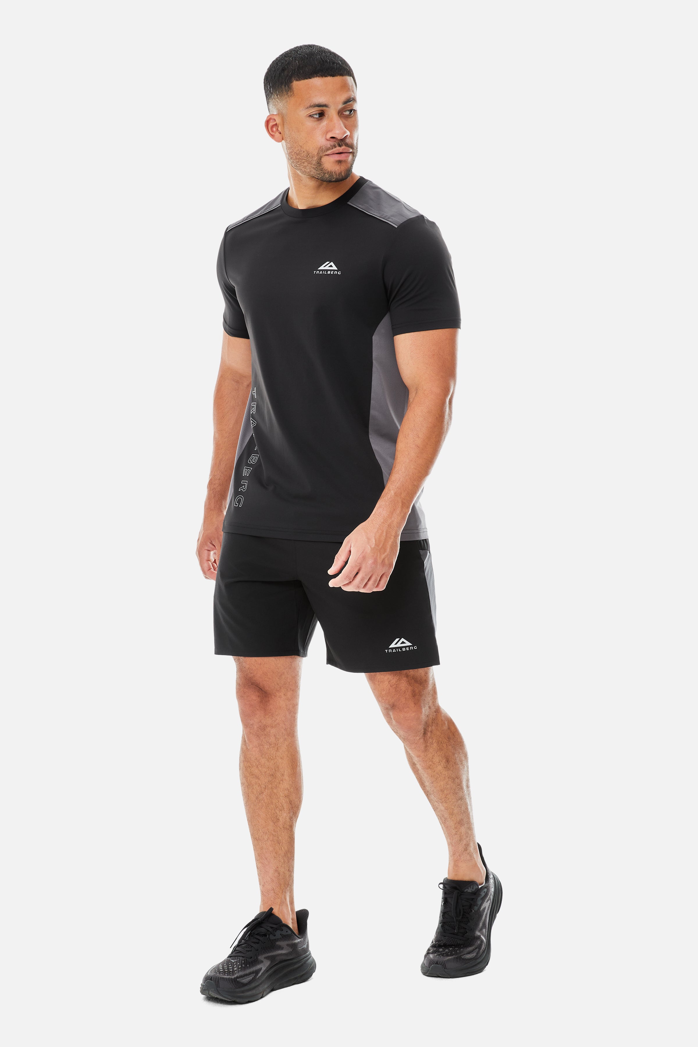 AW25 Triathlon Tee - Black/Volcano Grey/Urban Smoke