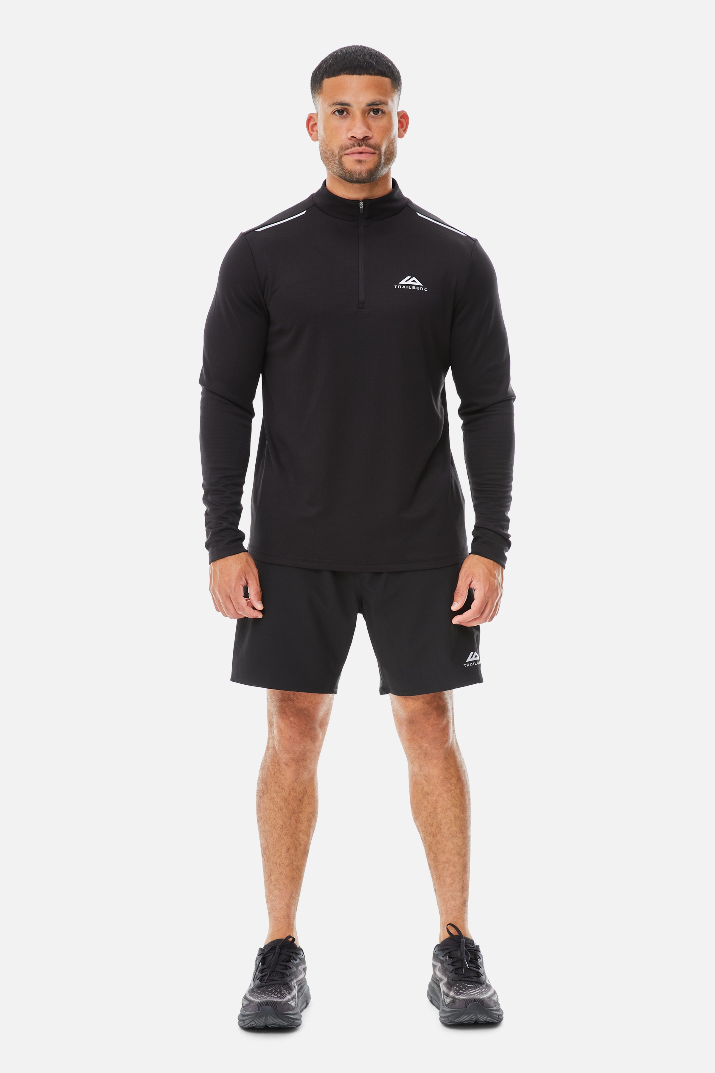 Focus Essentials 2.0 Quarter Zip Twinset - Black