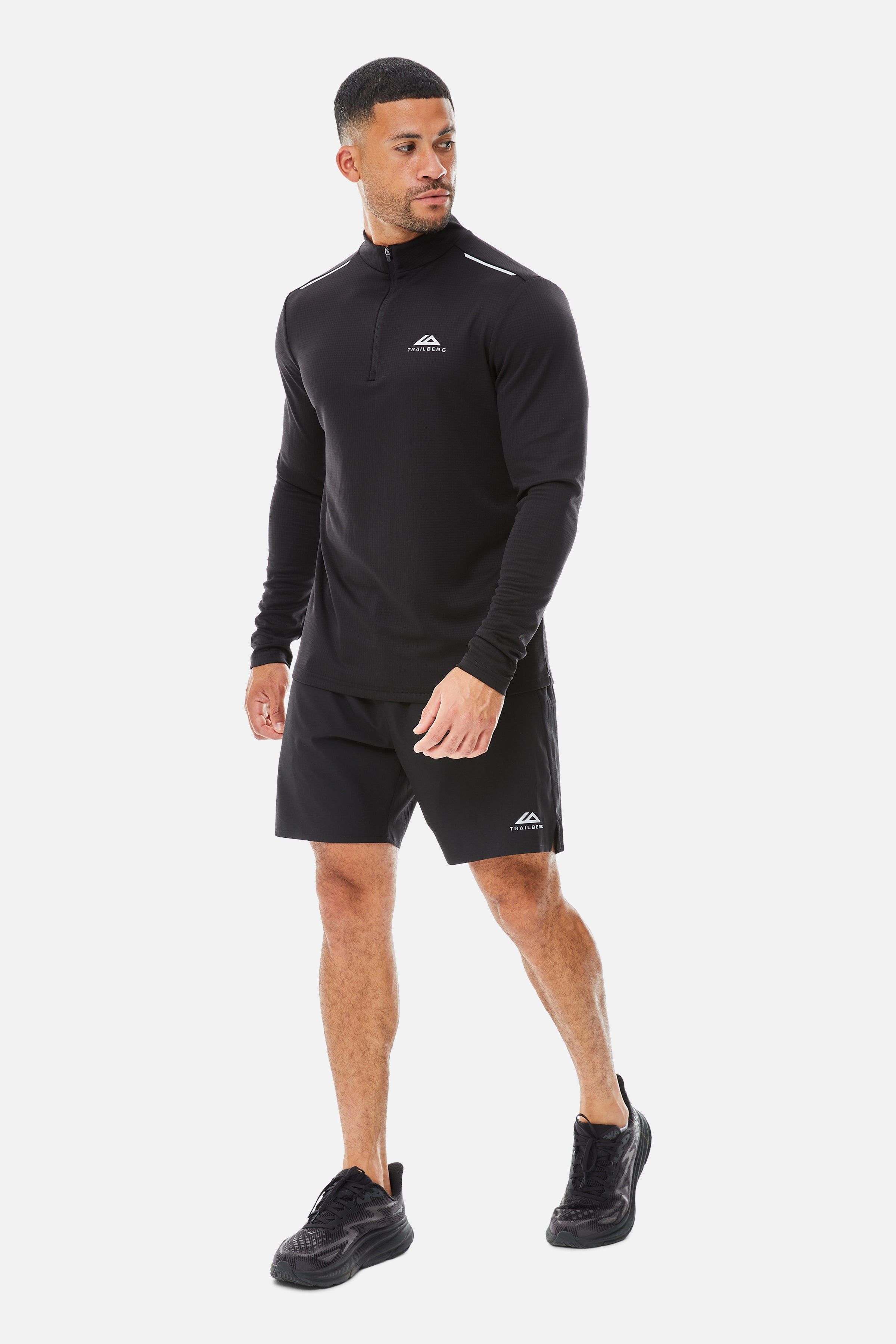 Focus Essentials 2.0 Quarter Zip Twinset - Black