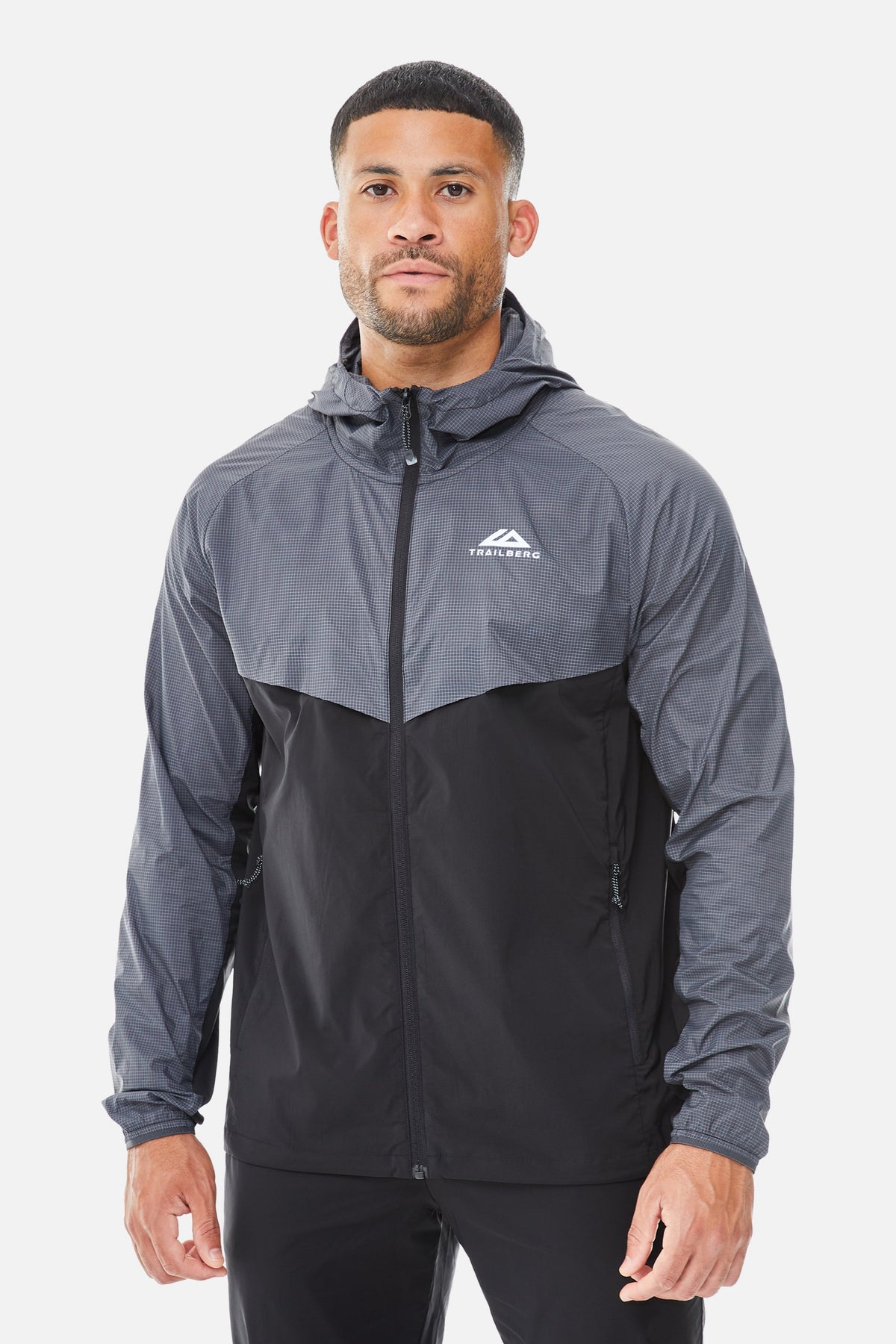 Rapid Grid 2.0 Windbreaker Black Volcano