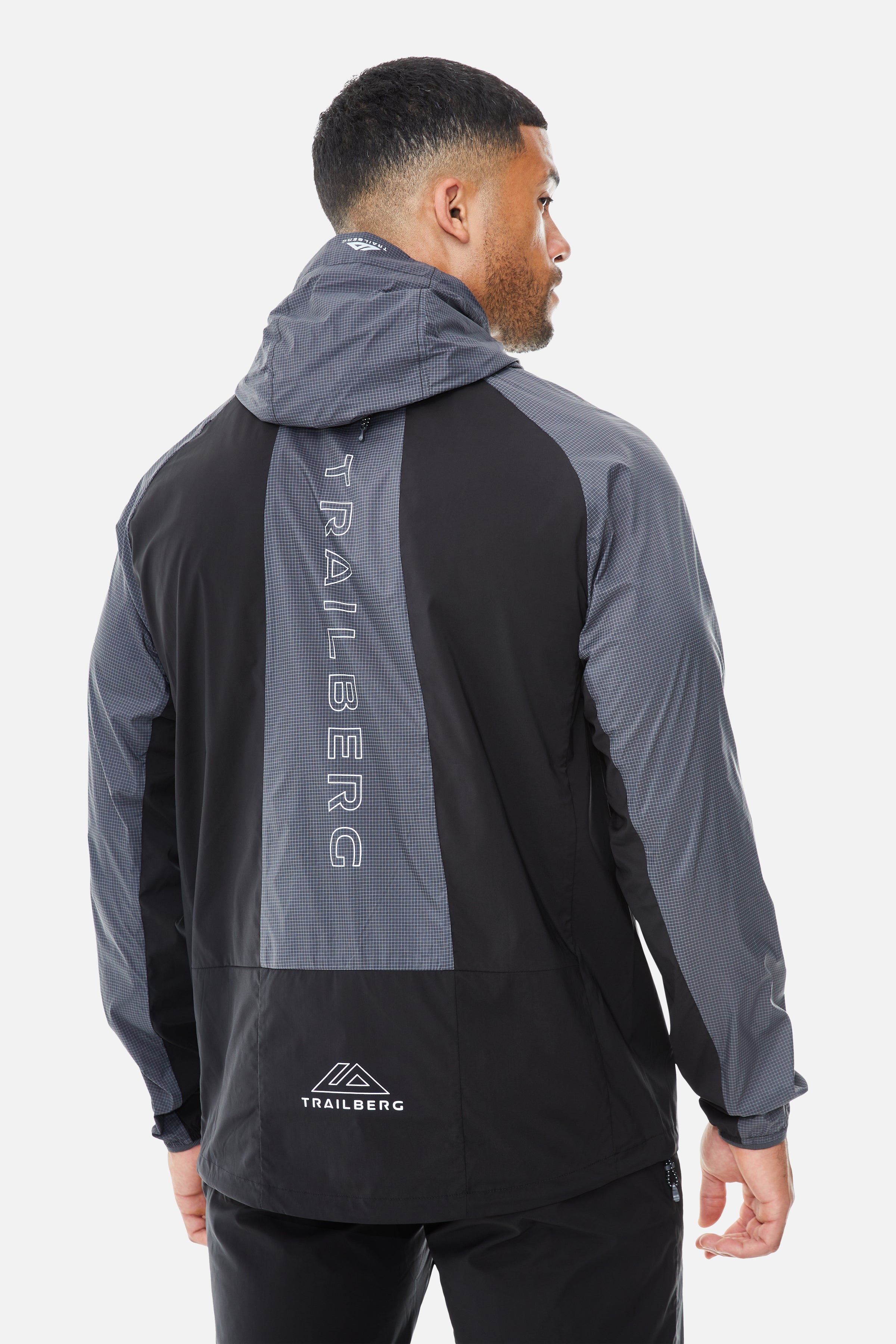 Rapid Grid 2.0 Windbreaker - Black/Volcano Grey