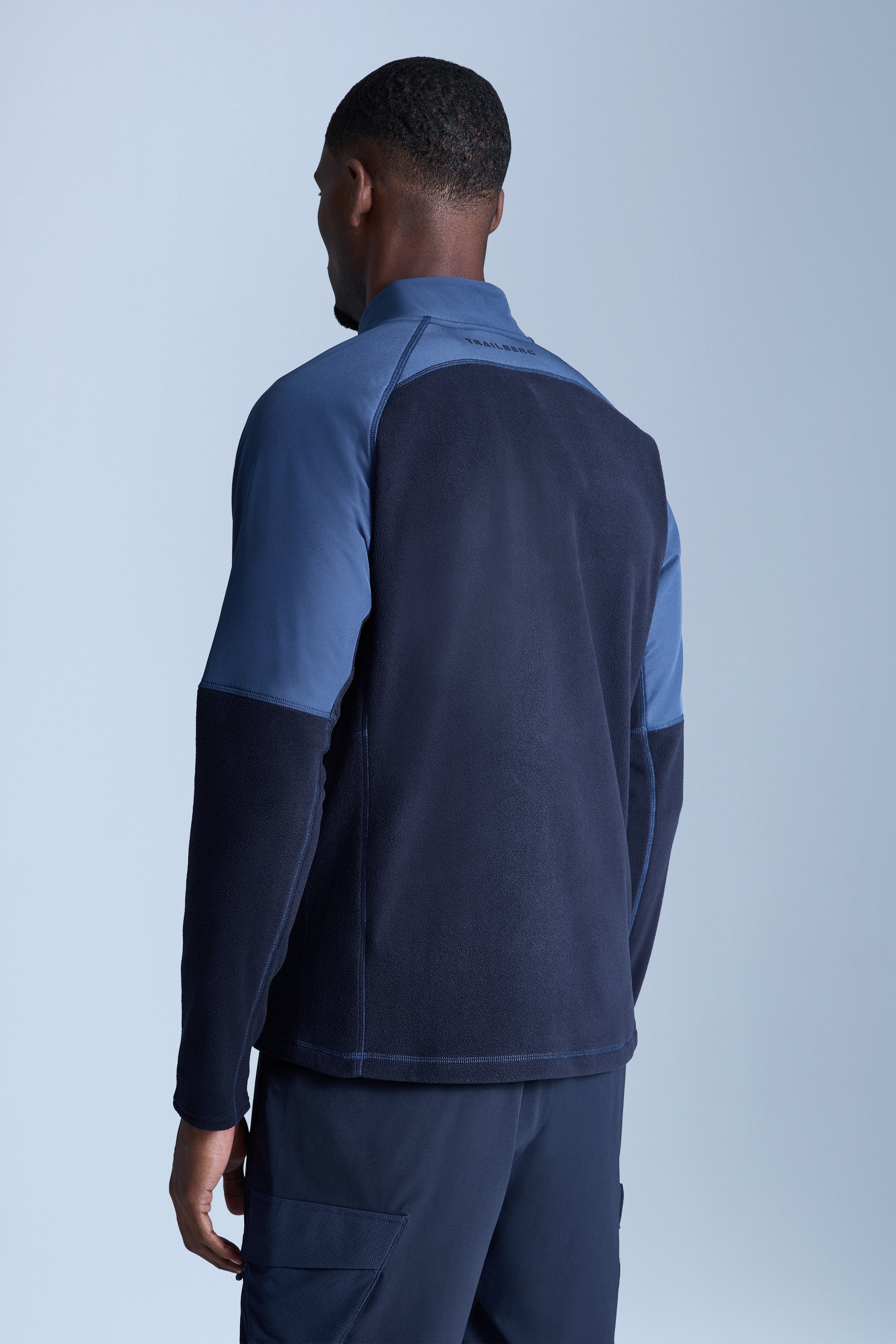 Sierra Microfleece Quarter Zip - Deep Ocean/Aqua Eclipse