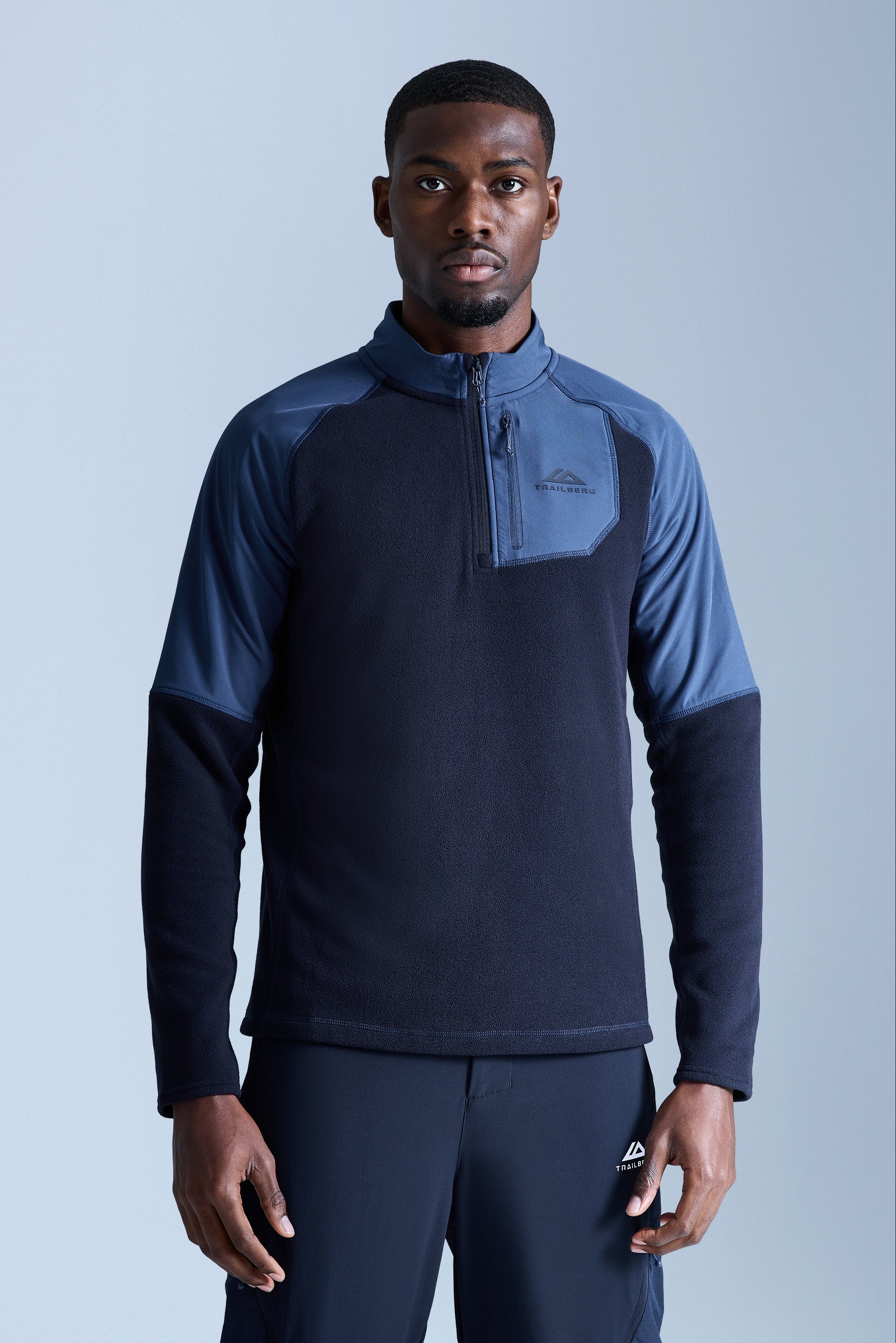 Sierra 1/4 Zip - Deep Ocean/Aqua Eclipse