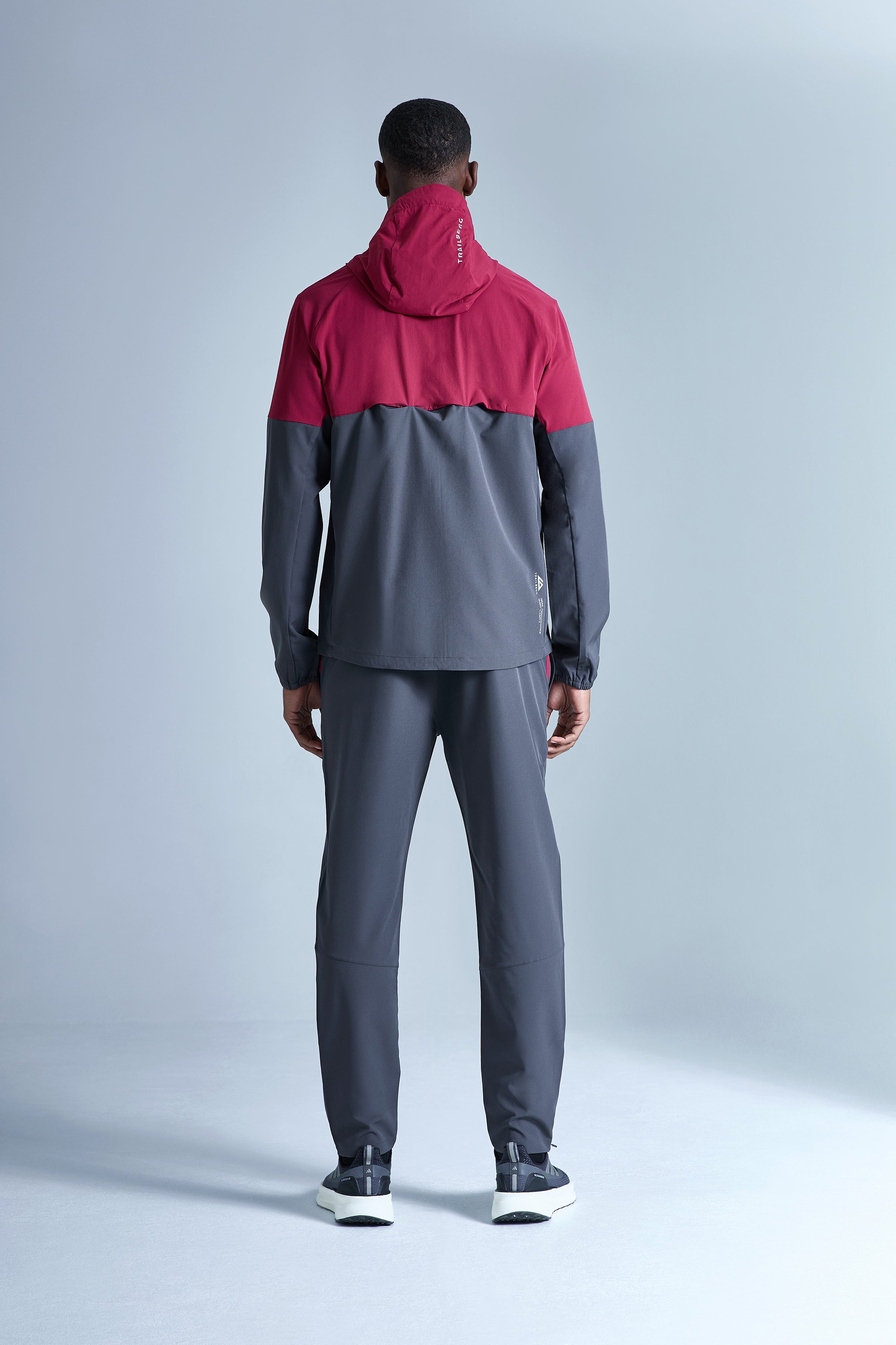 AW25 Cloud Tracksuit - Crimson Velvet/Volcano Grey