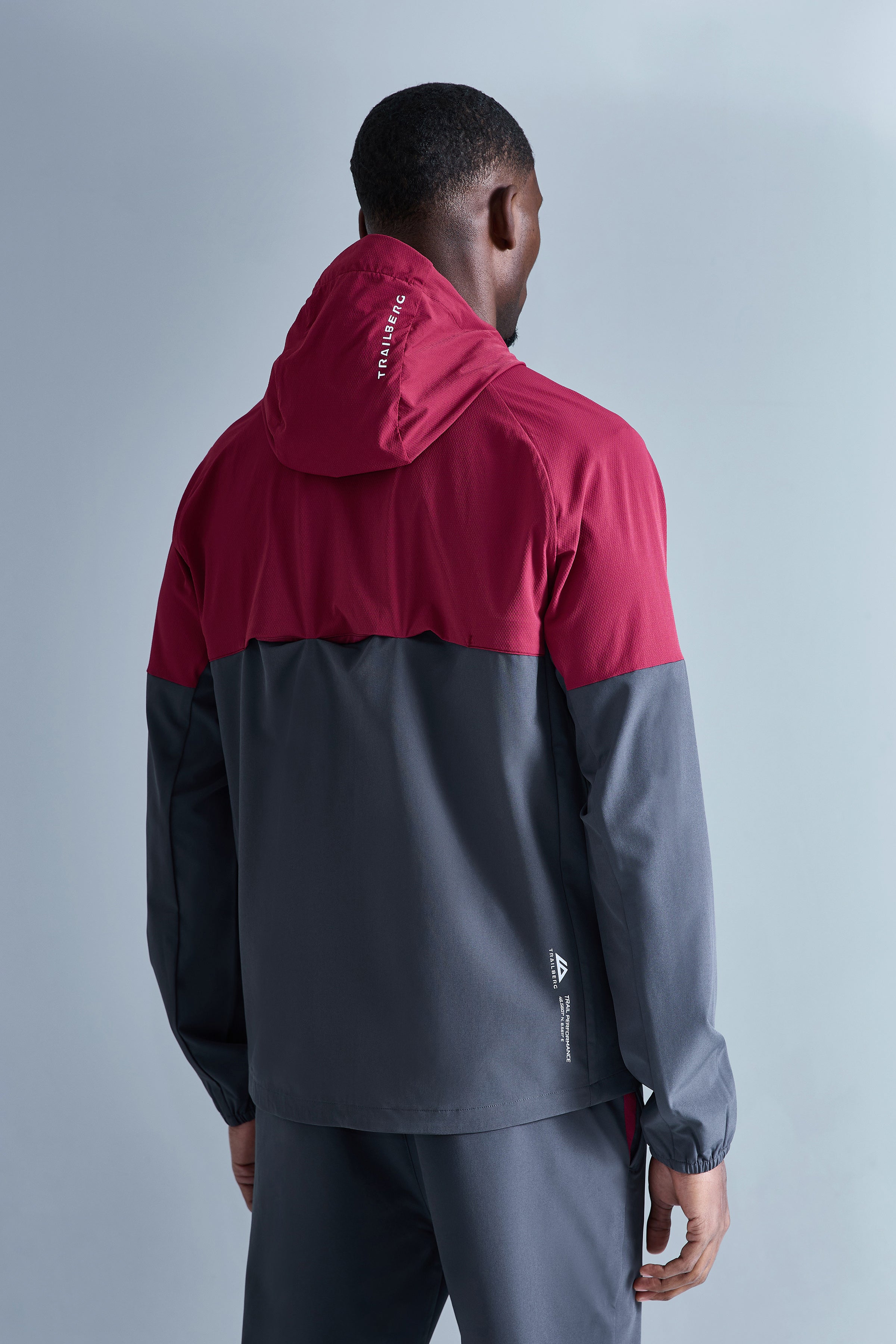 AW25 Cloud Tracksuit - Crimson Velvet/Volcano Grey