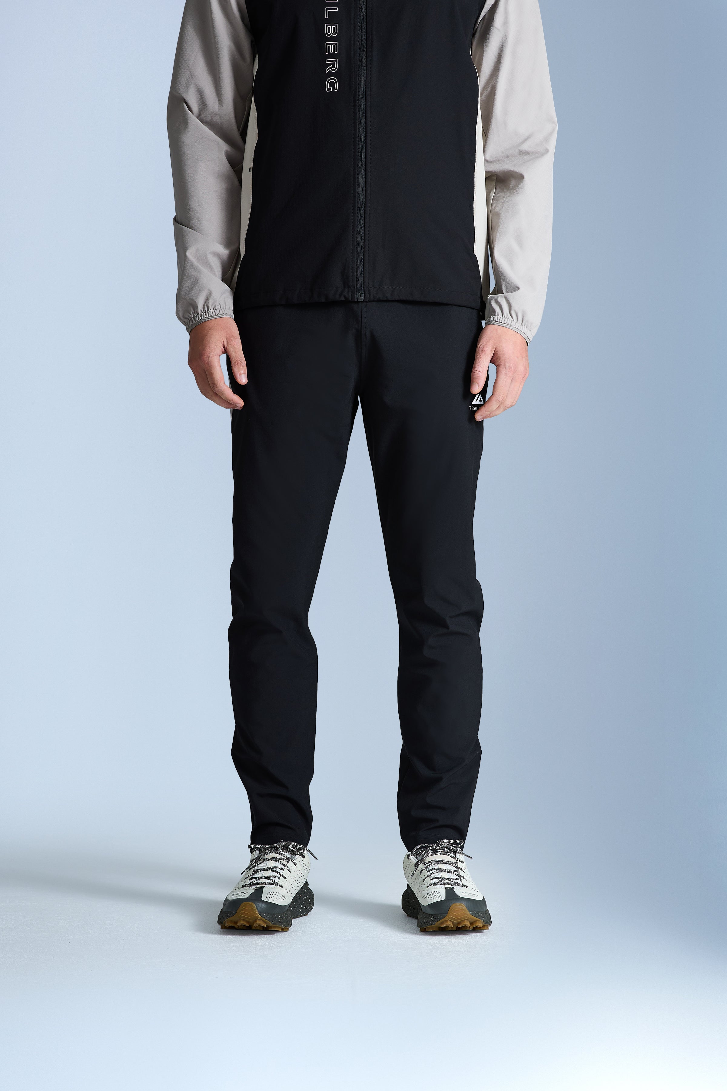 AW25 Triathlon Pant - Black/Pale Taupe