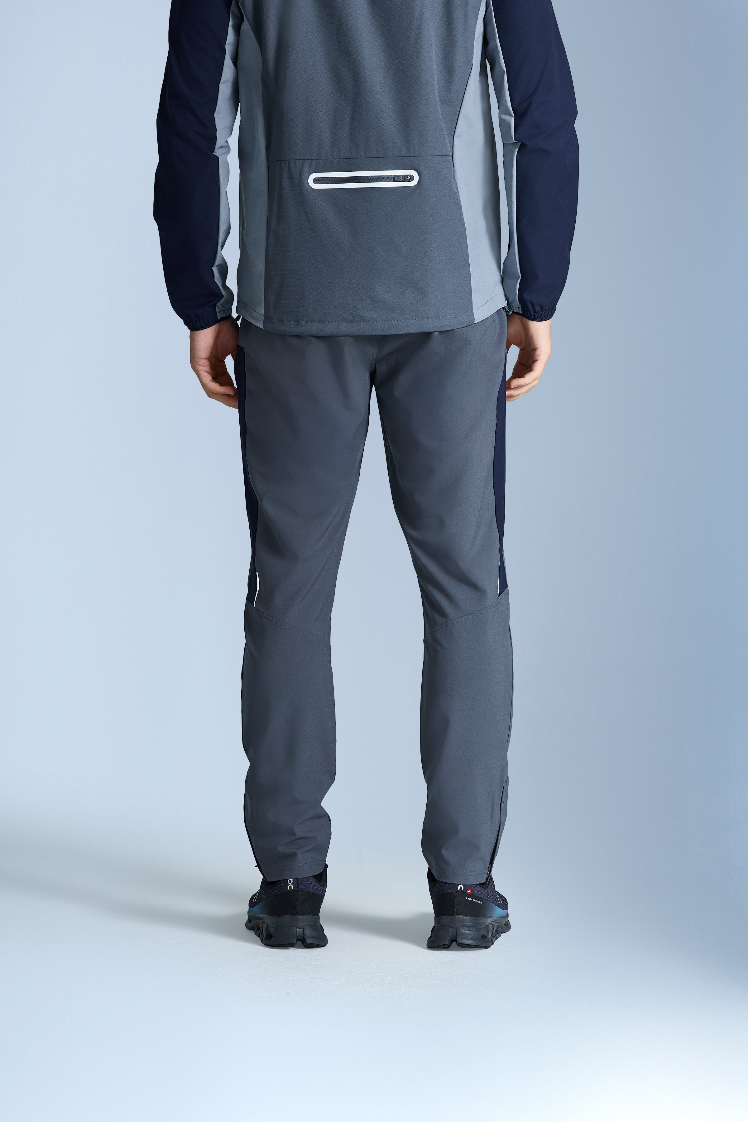 AW25 Triathlon Pant - Storm Grey/Navy Blue