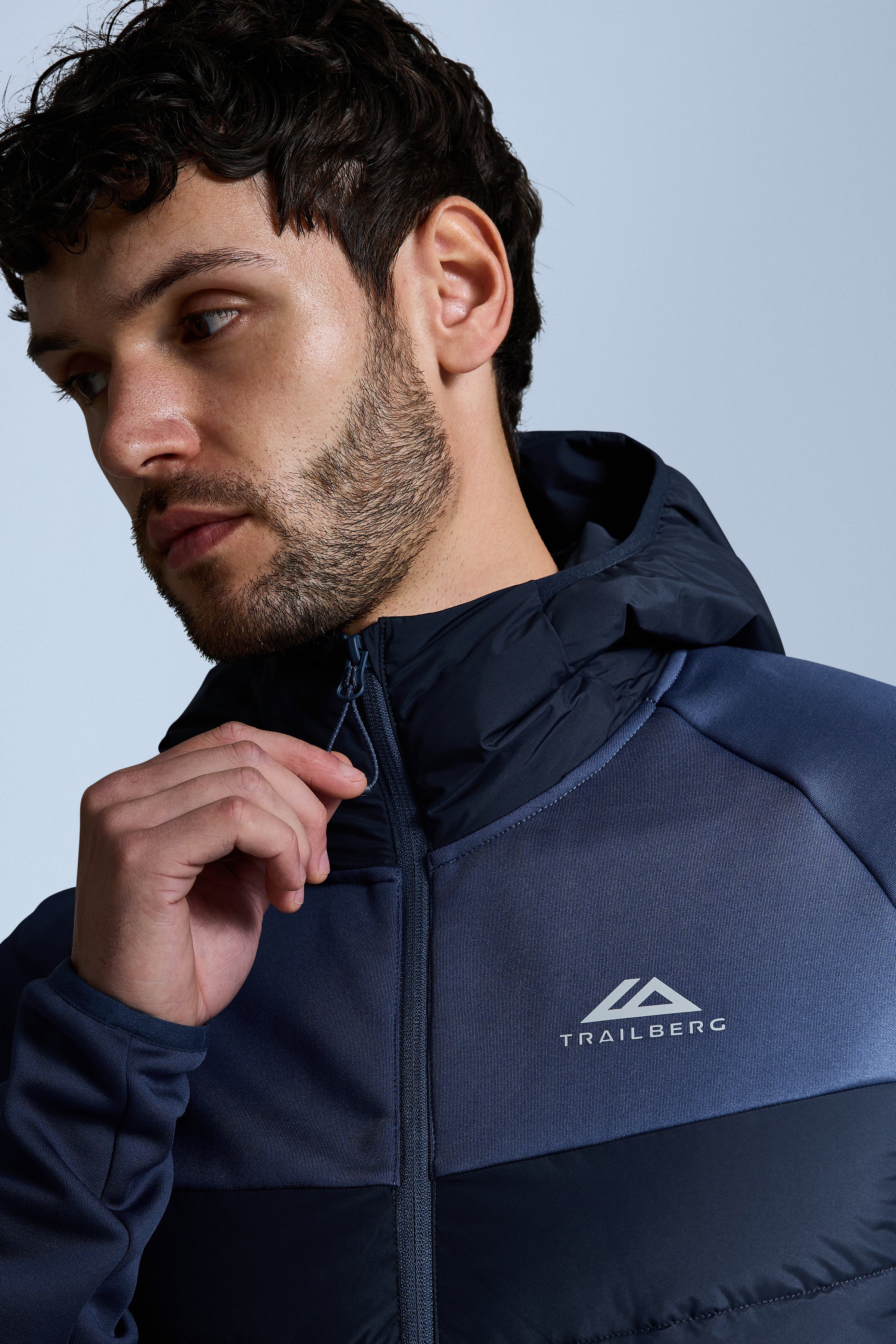 Rhine Winterised Hybrid Hood - Aqua Eclipse/Deep Ocean