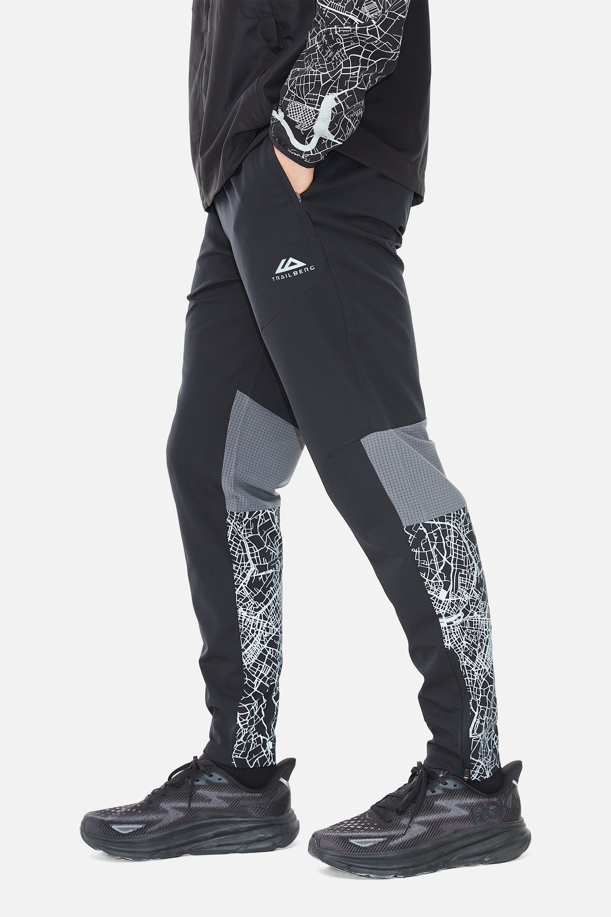 Geneva Pant - Black/Grey