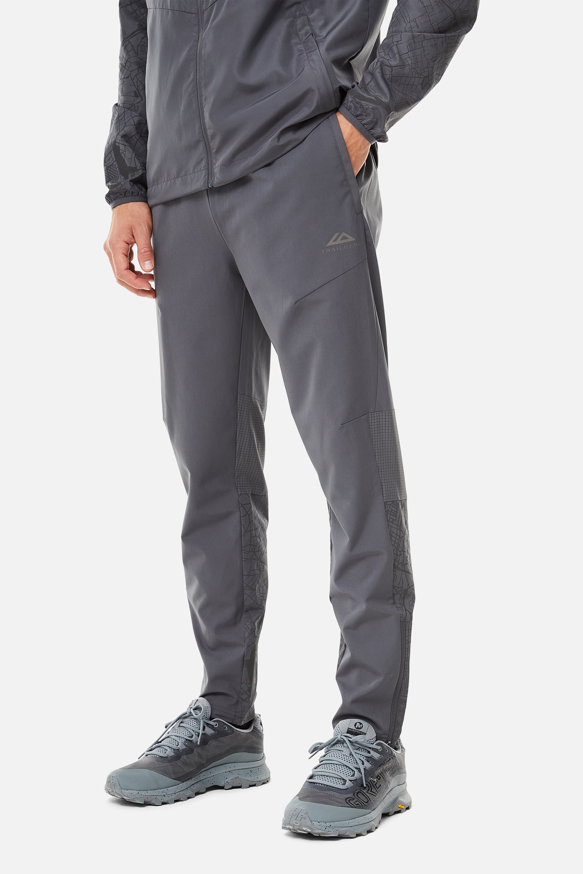 Geneva Tracksuit - Charcoal Grey