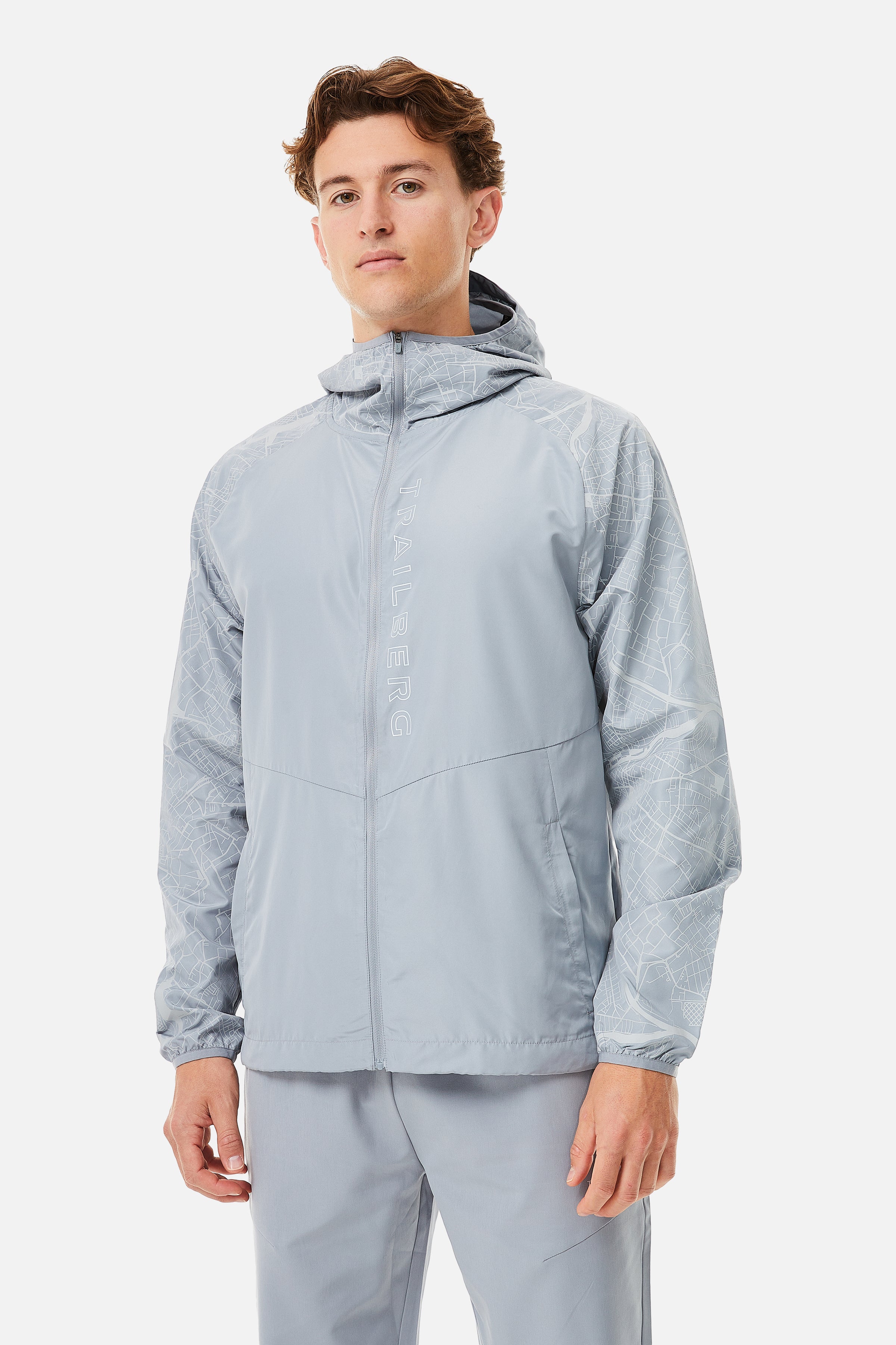 Geneva Windbreaker - Light Grey