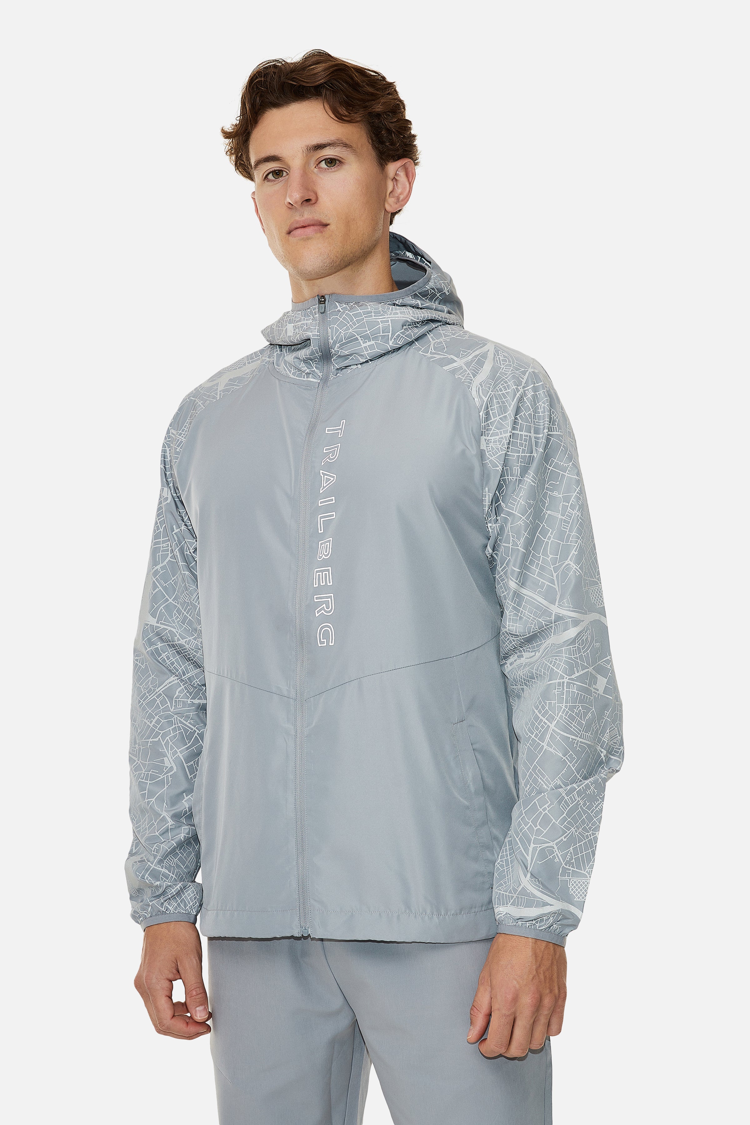 Geneva Windbreaker - Light Grey