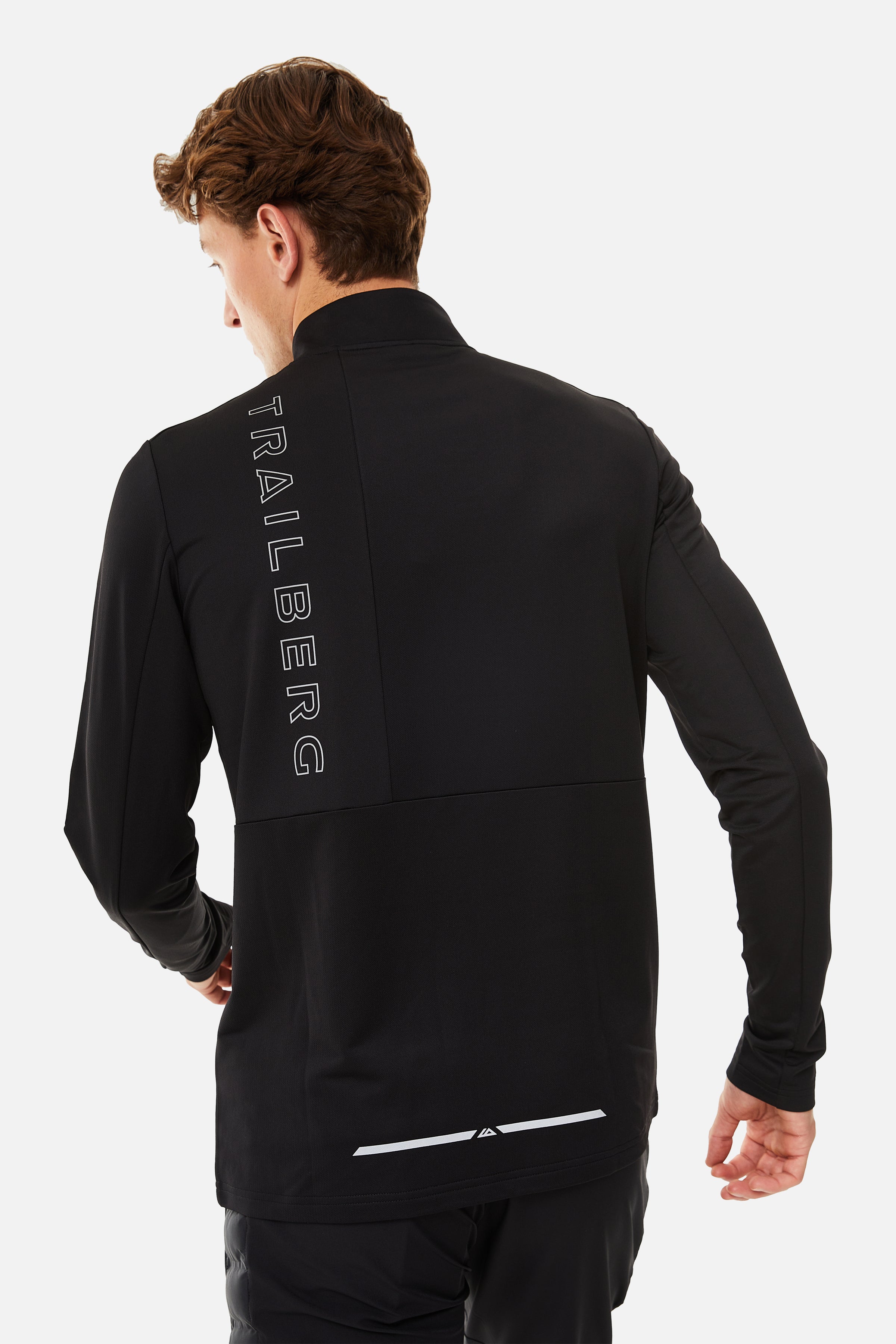 Rhine Hybrid Quarter Zip Pant Set - Black