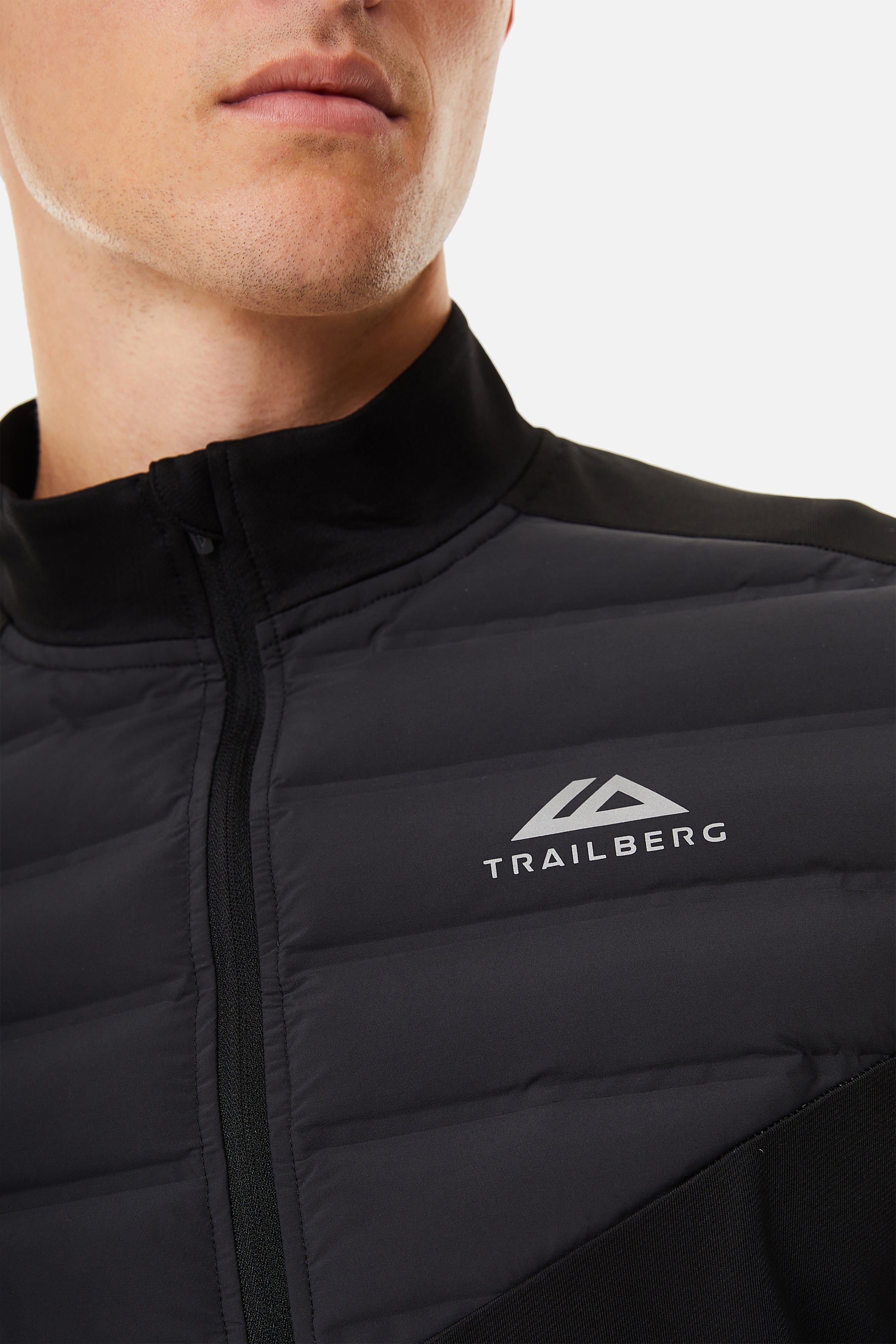 Rhine Hybrid Quarter Zip Pant Set - Black