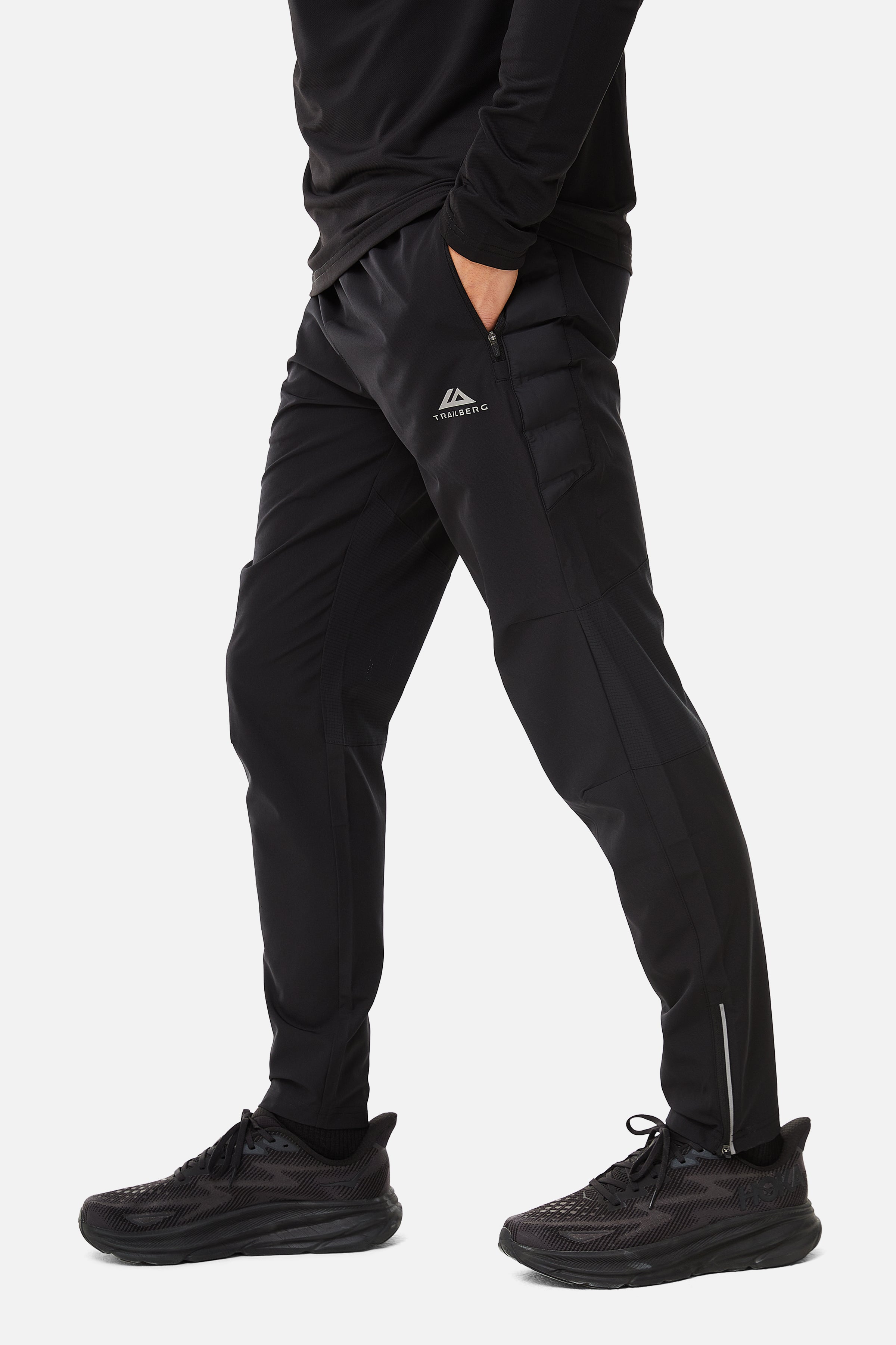 Rhine Hybrid Tracksuit - Black