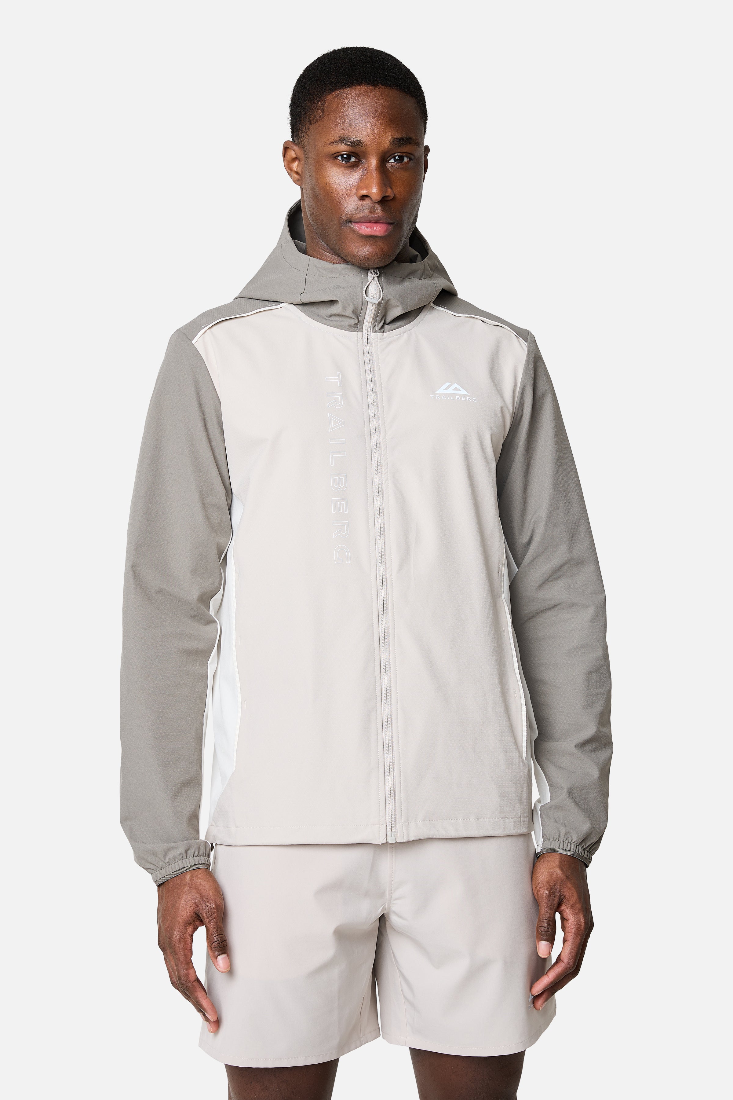 SS26 Triathlon Windbreaker - Pebble Stone/Mocha/Frosted Ridge