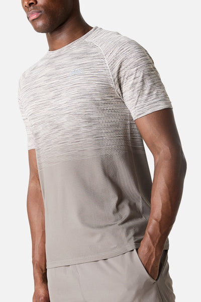 Arc Seamless 2.0 Tee - Mocha/Pebblestone/Frosted Ridge