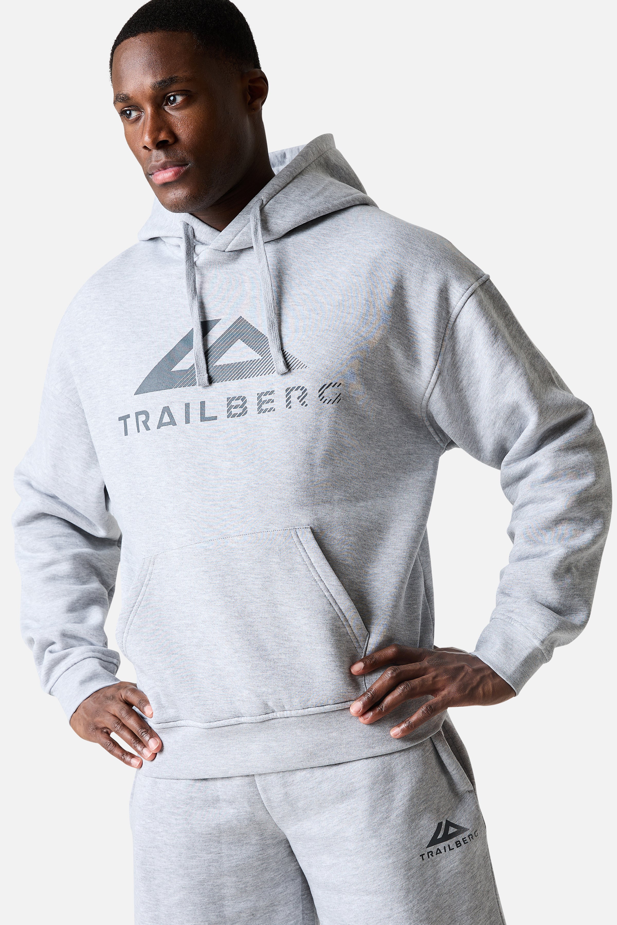 Fraction Hood - Grey Marl