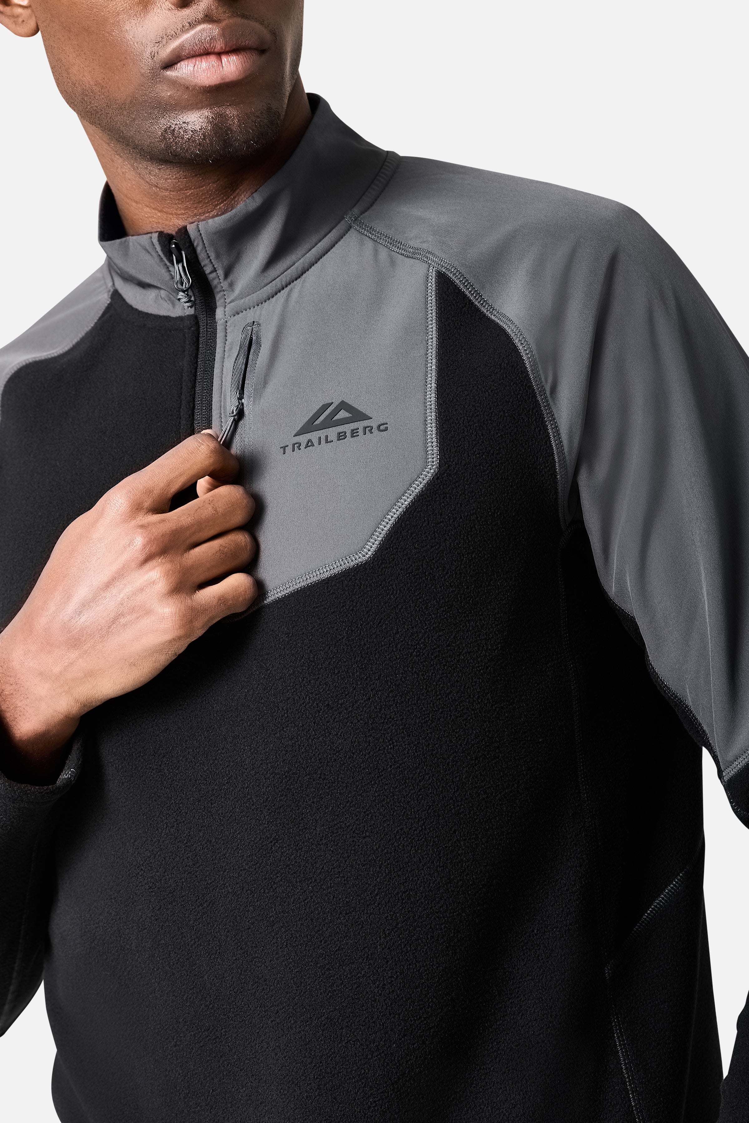 ドラヒ Sierra 1/4 Zip - Black/Asphalt