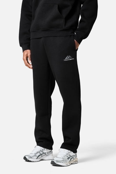 Fraction Straight Leg Jogger - Black