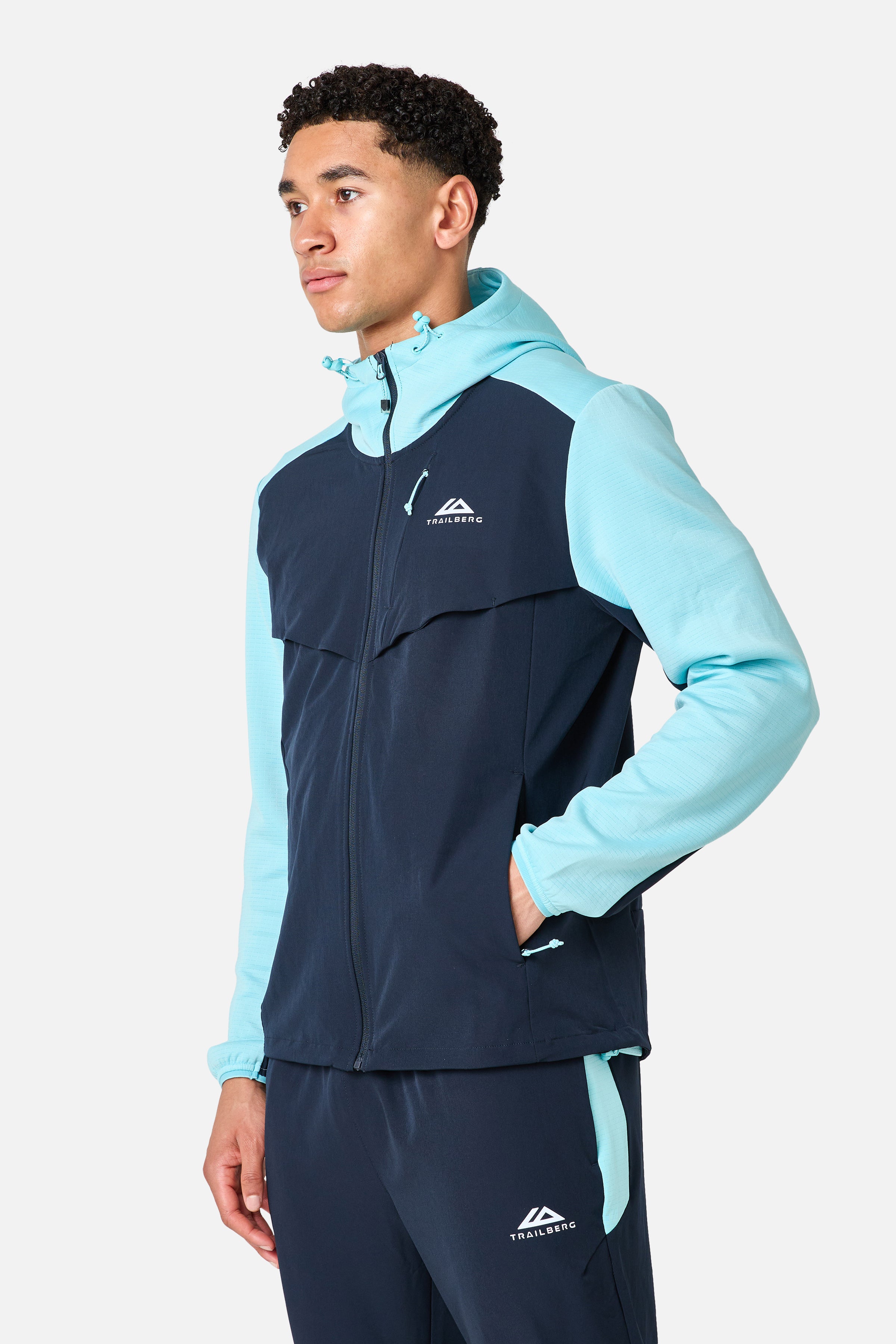 Rapid Dash 2.0 Tracksuit - Deep Ocean/Cyan Wave