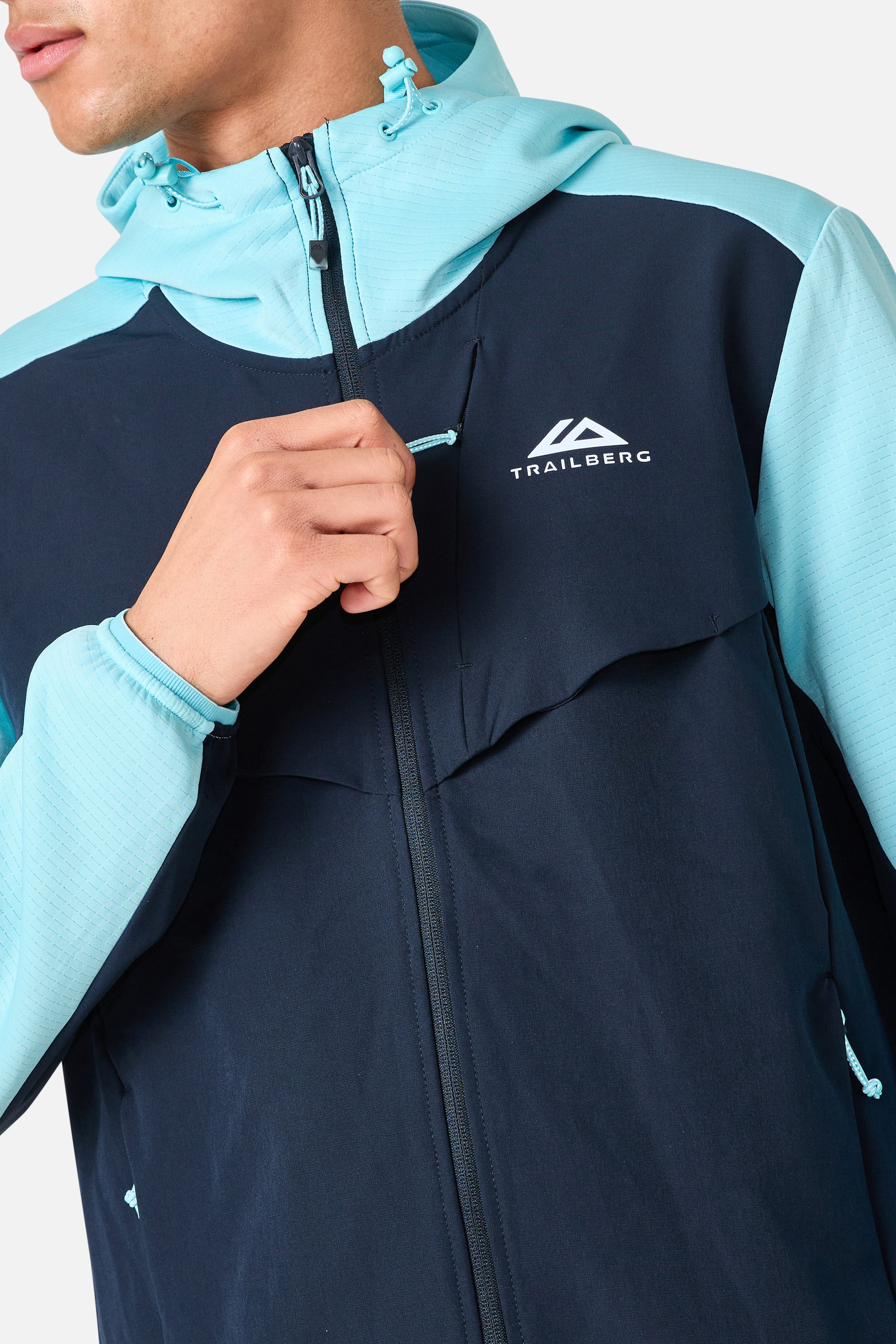 Rapid Dash 2.0 Hood - Deep Ocean/Cyan Wave