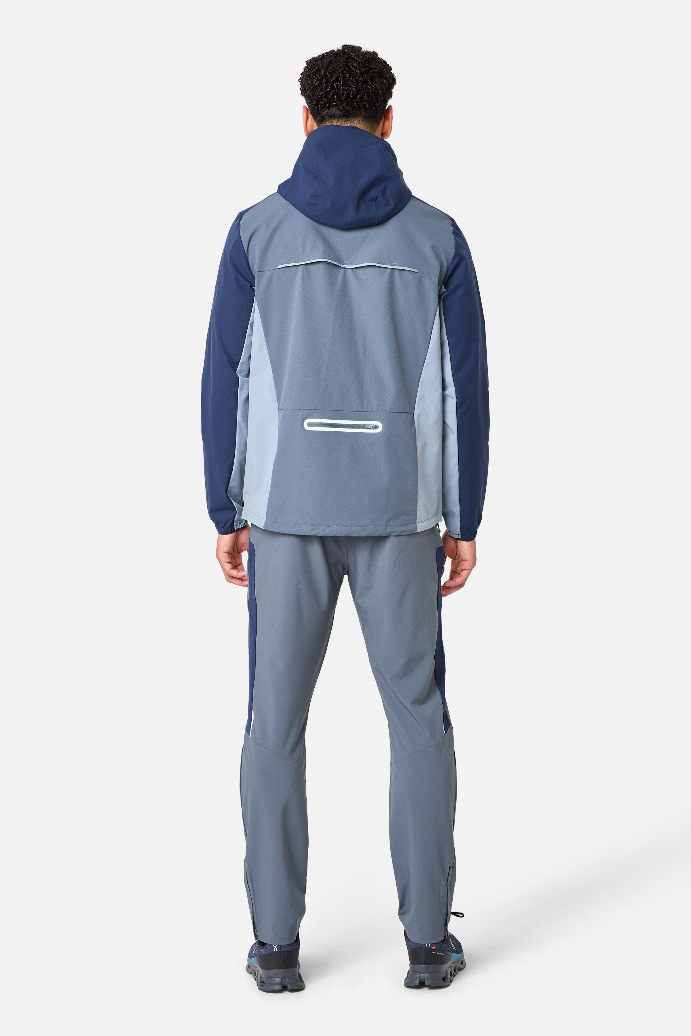 AW25 Triathlon Tracksuit - Storm Grey/Navy Blue