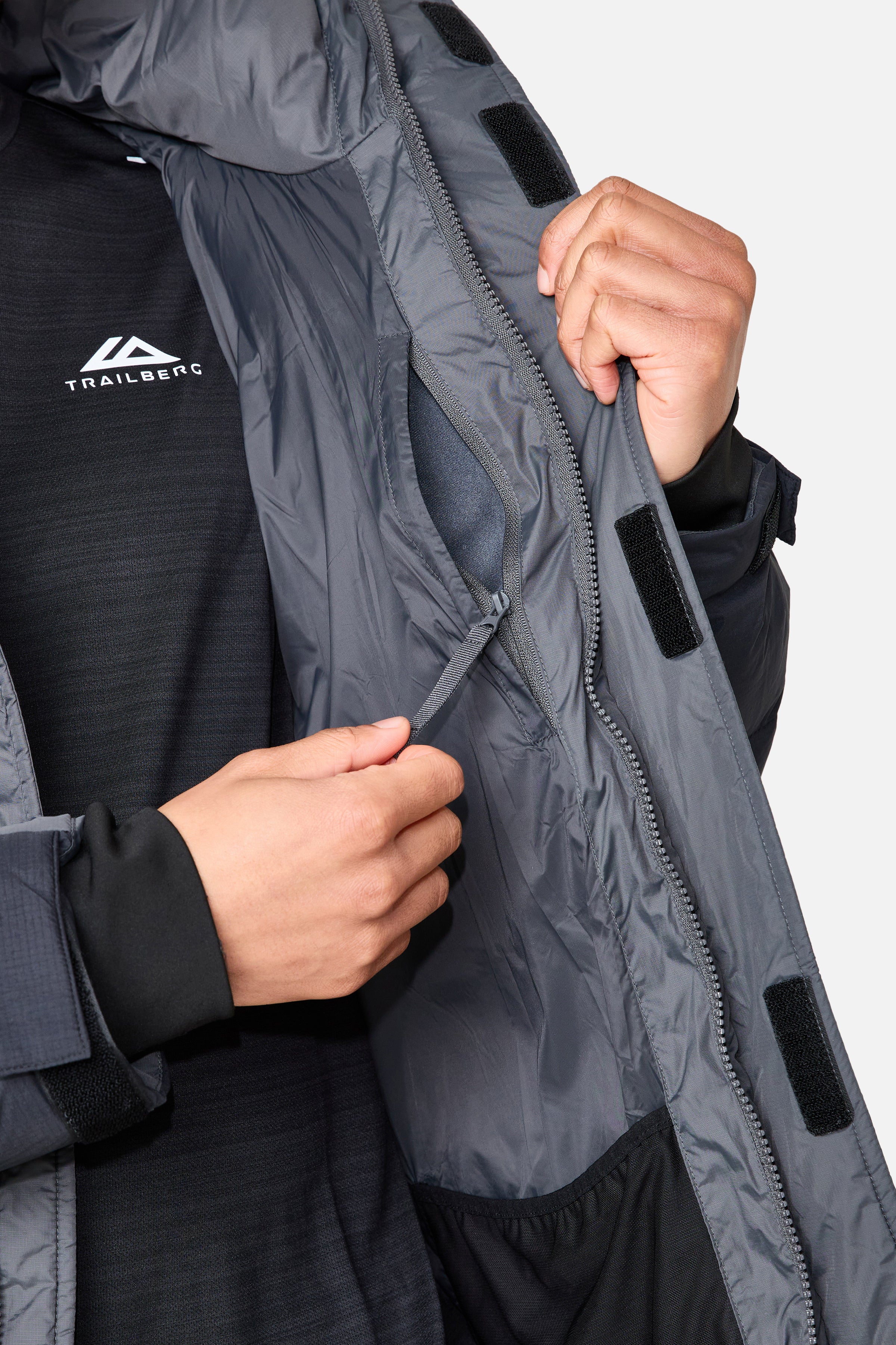 Everest 600F Down Jacket - Volcano Grey/Black