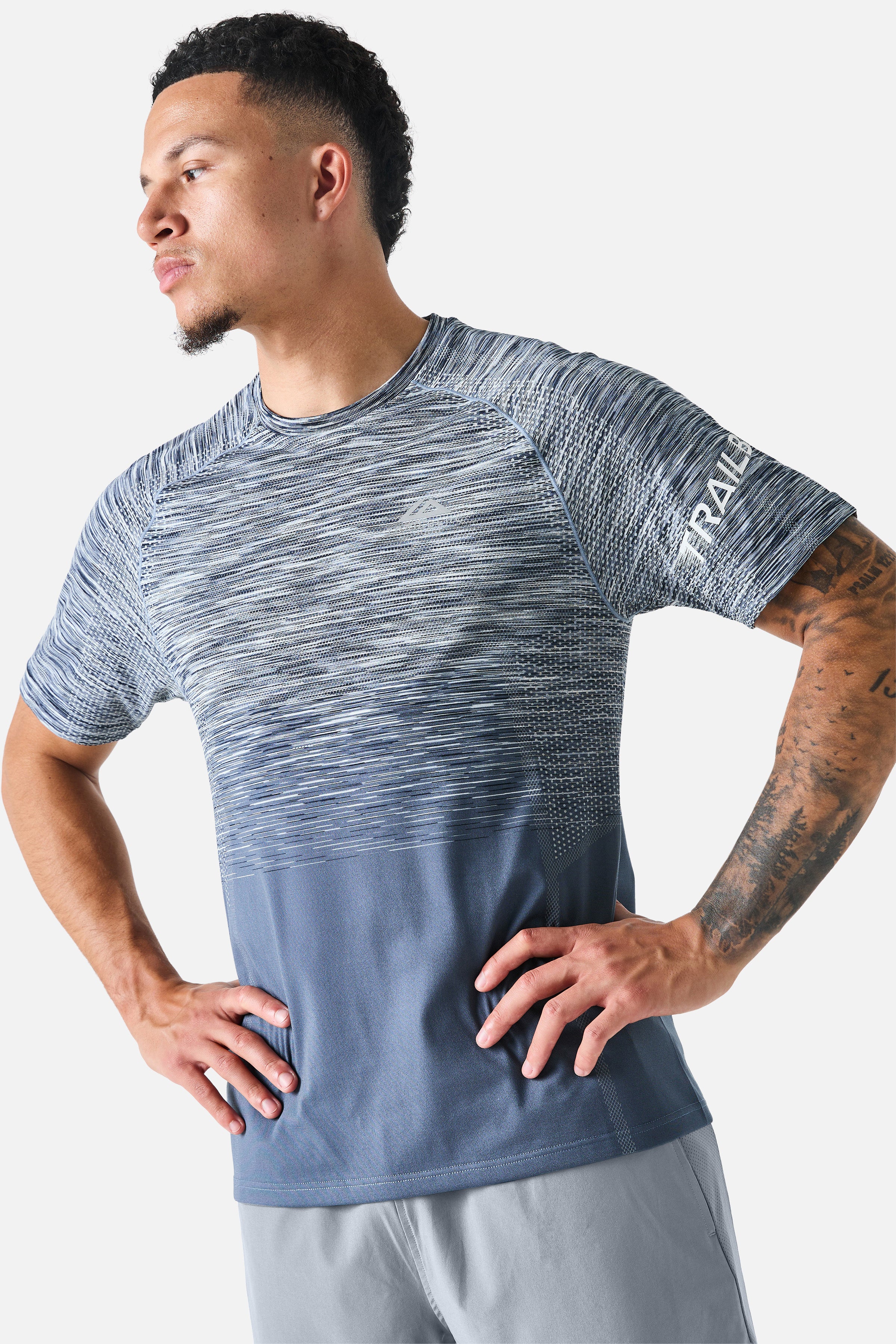 Arc Seamless Essentials 2.0 Twinset - Breeze/Lunar Grey