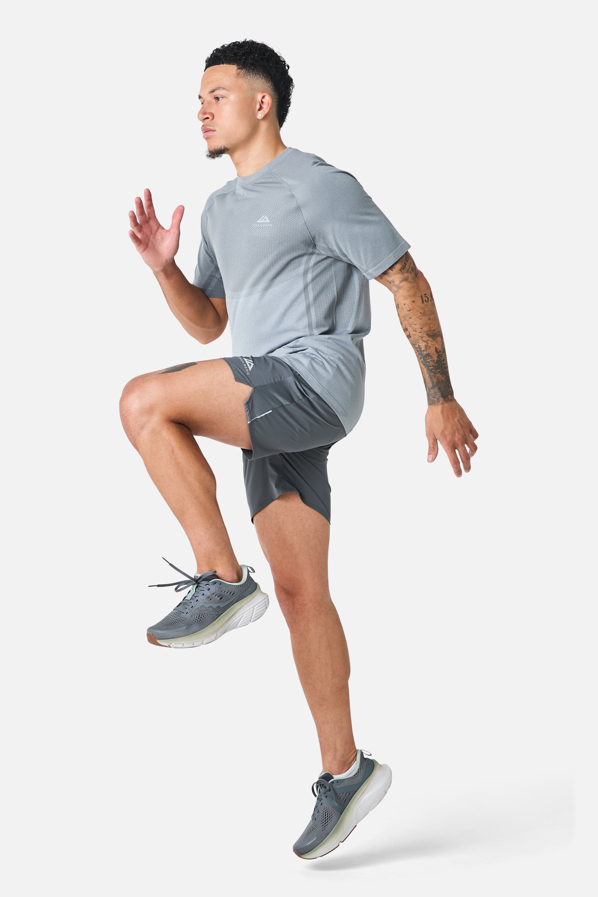 Fusion Seamless Essentials Twinset - Graphite Grey