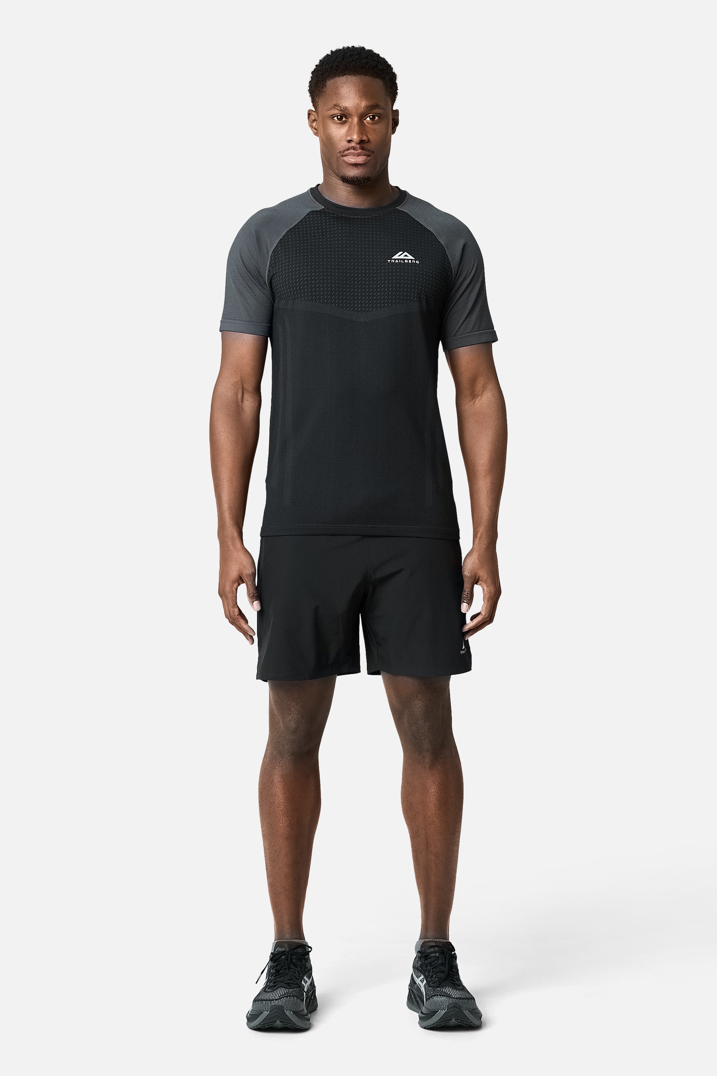 Rapid Dash Seamless Twinset - Volcano Grey/Black