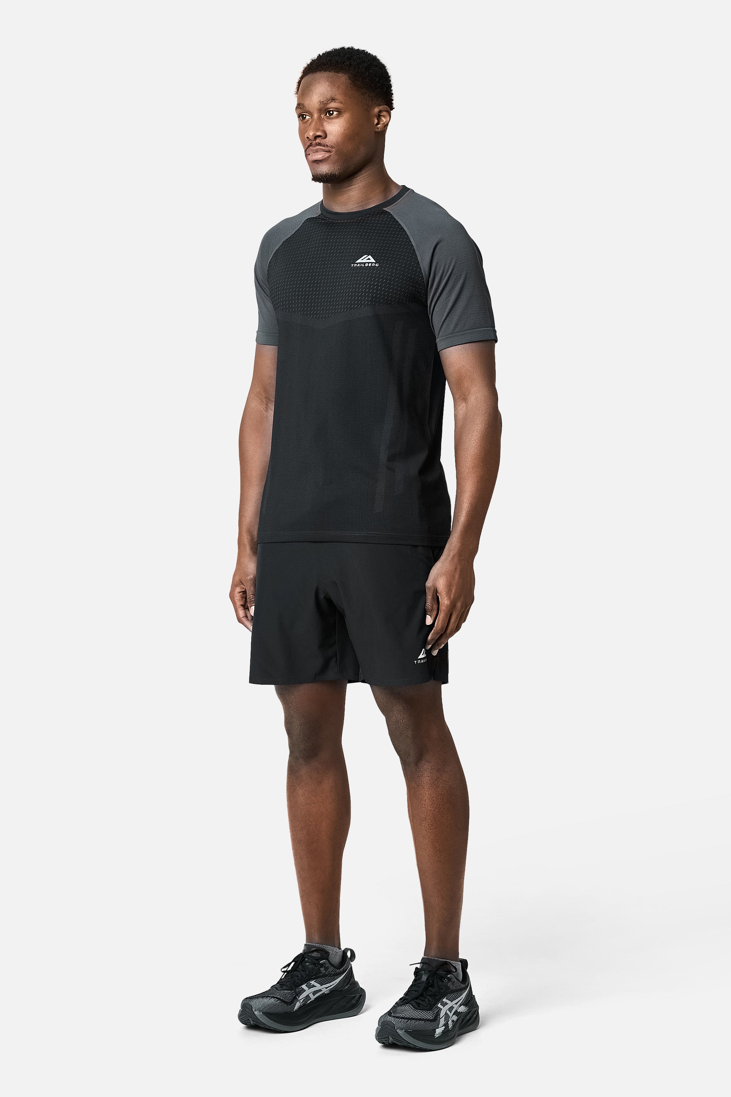 Rapid Dash Seamless Twinset - Volcano Grey/Black