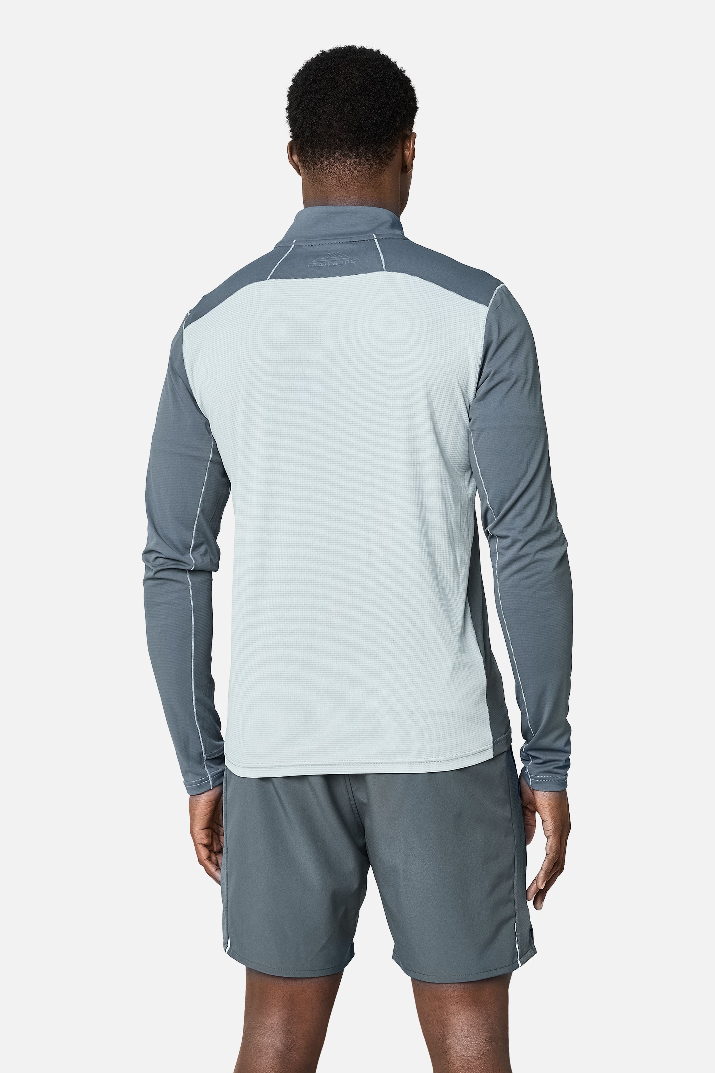 Nucleus 1/4 Zip Essentials 2.0 Twinset - Graphite Grey