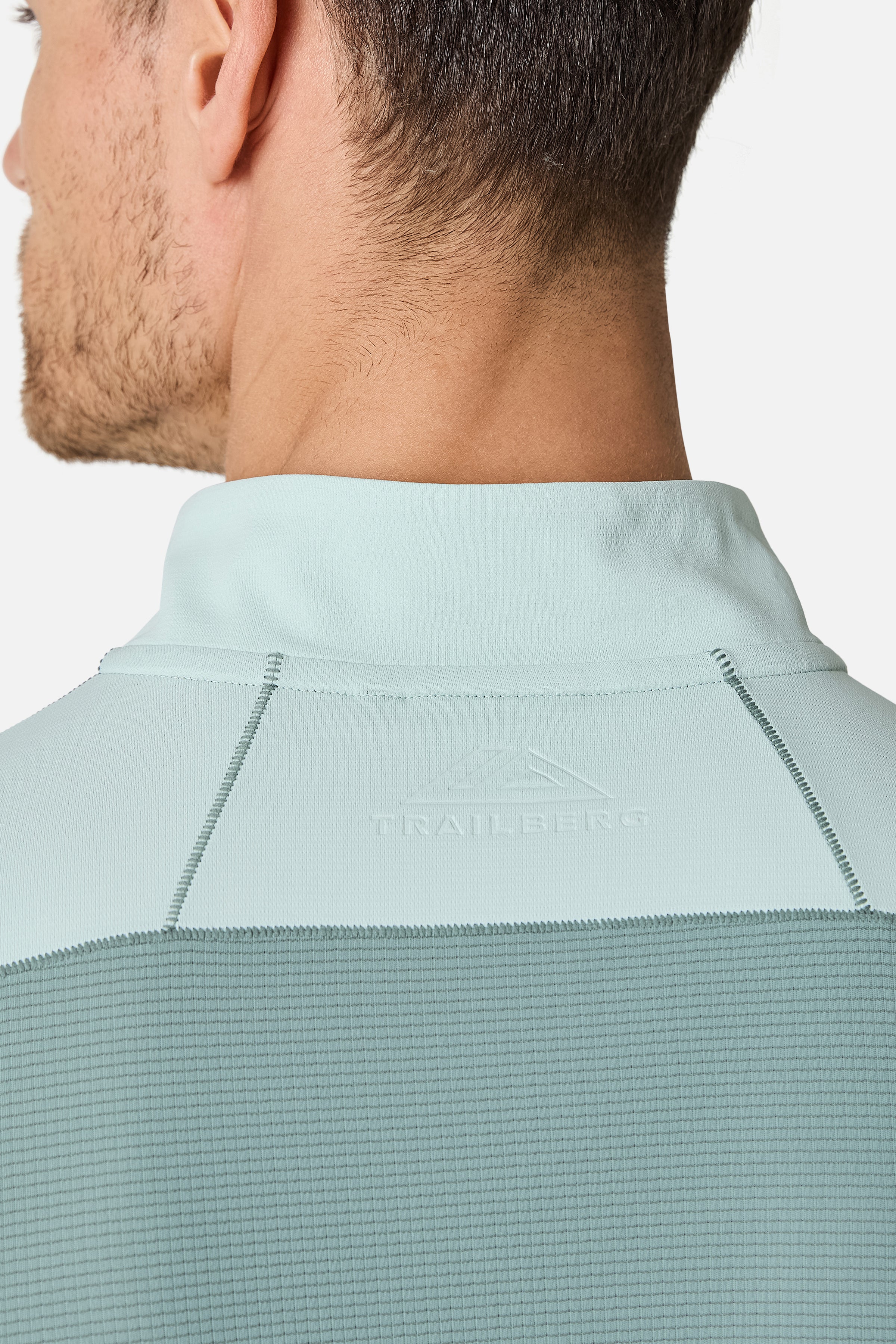 Nucleus 1/4 Zip Essentials 2.0 Twinset - Willow Green