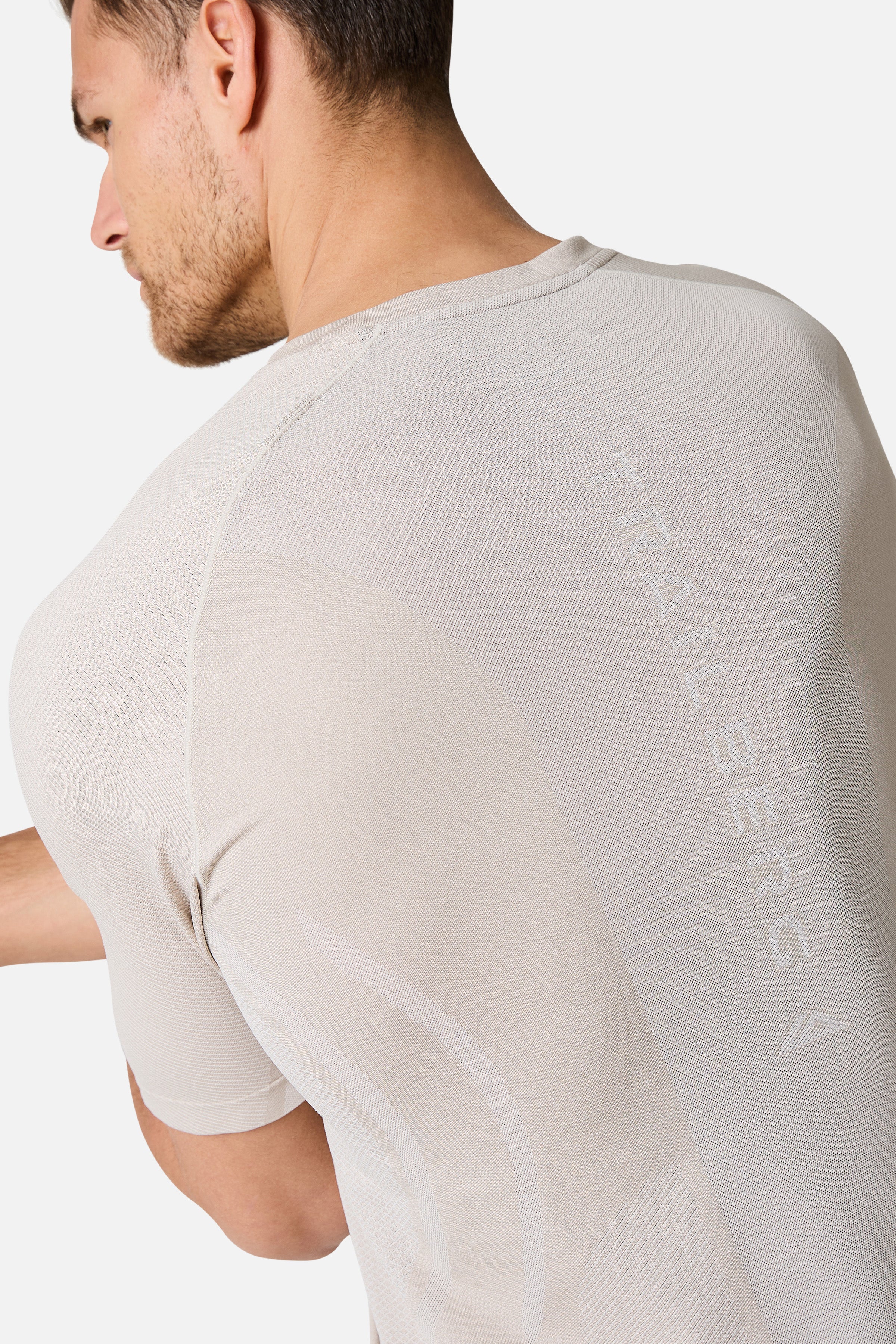 Fusion Seamless Tee - Pebble Stone/Frosted Ridge